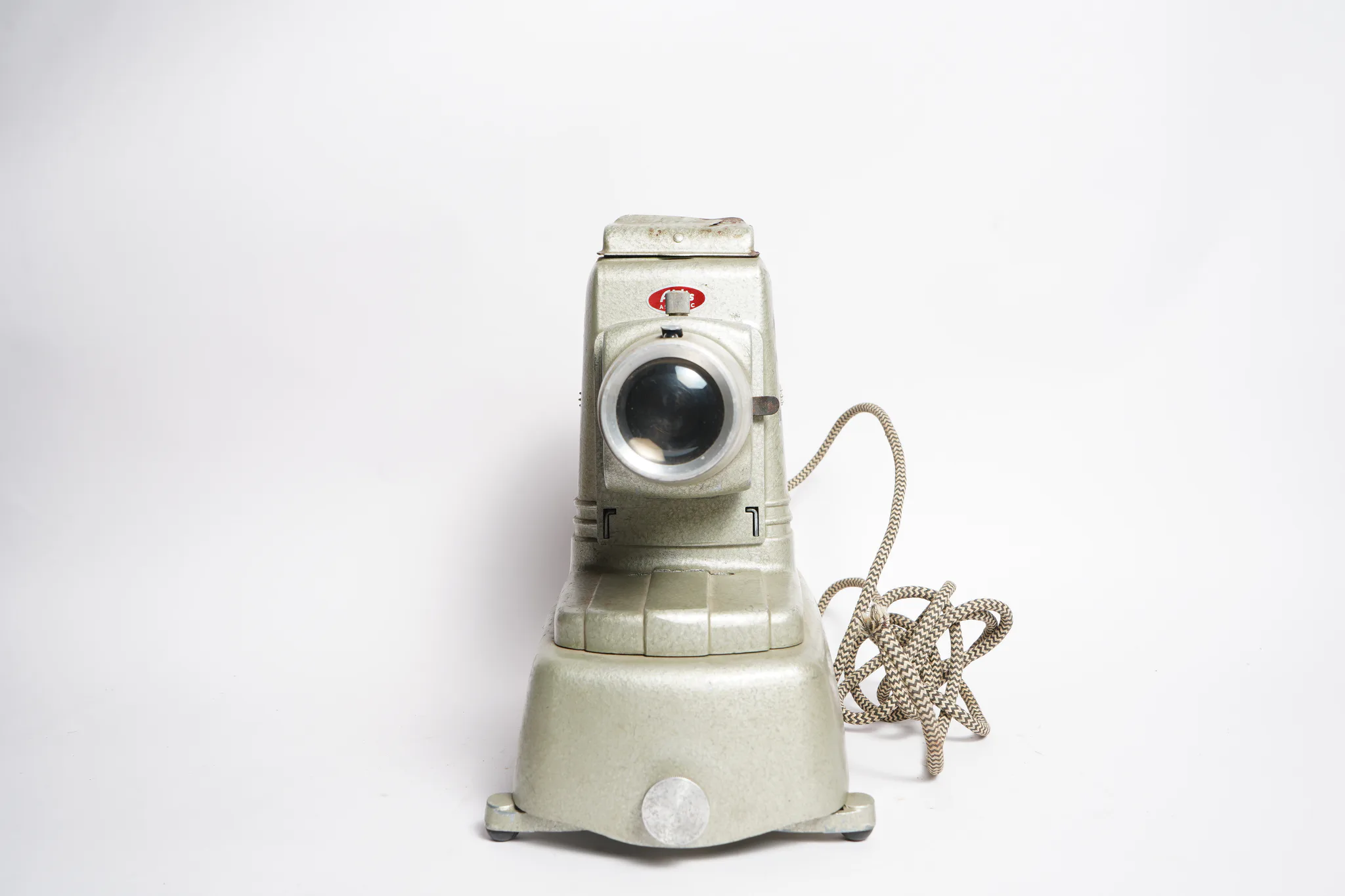 Aldis 303 Aspheric Slide Projector — A one-of-one object, not a stock photograph.