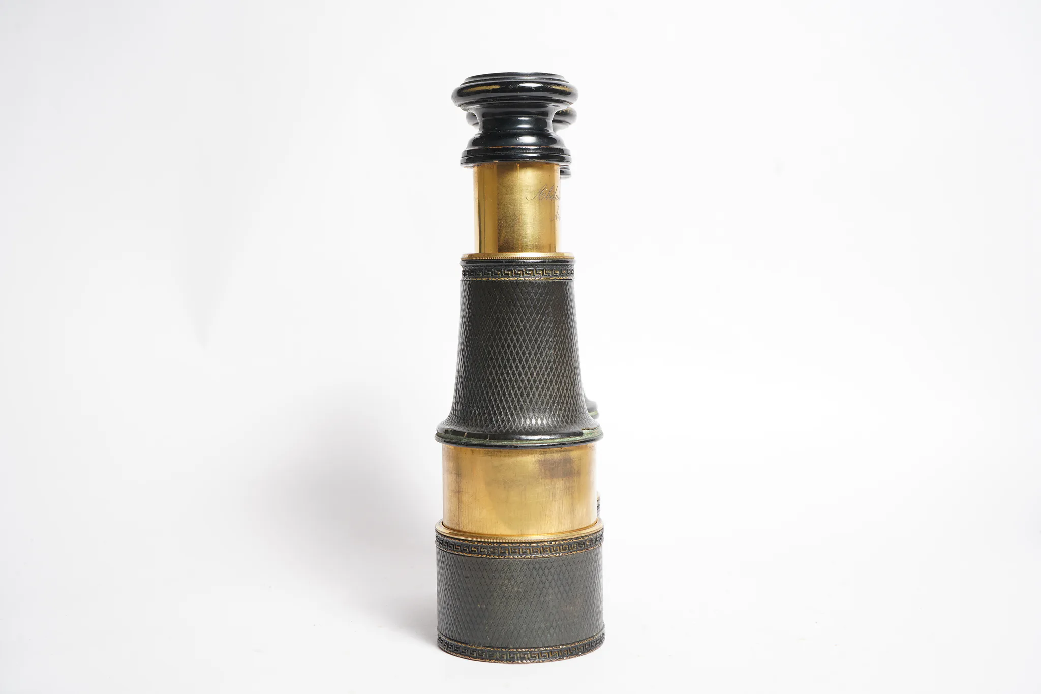 Antique 1868 Victorian Field Binoculars — photograph