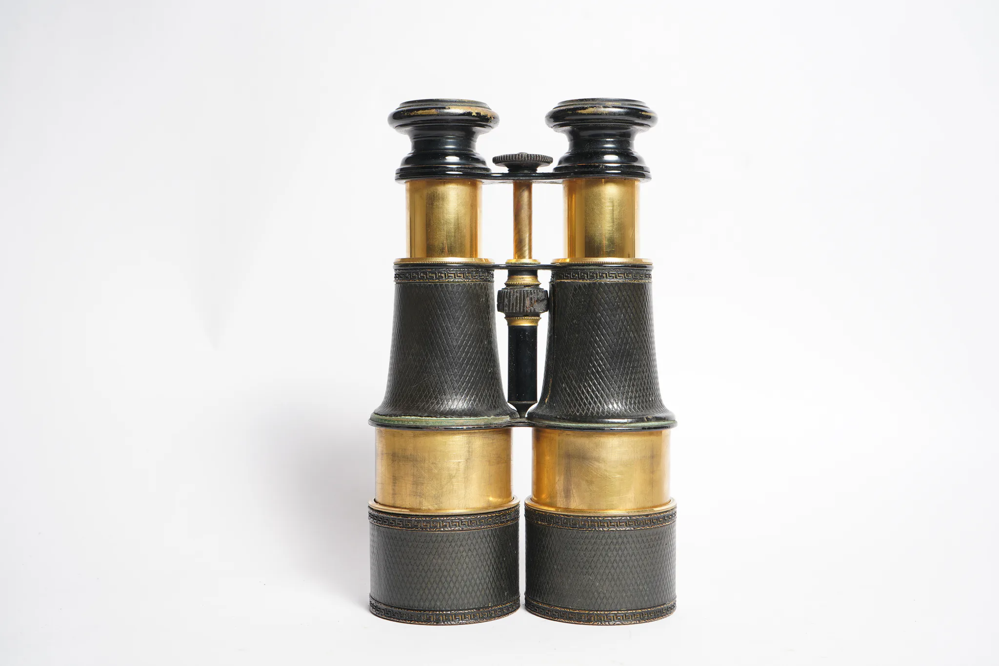 Antique 1868 Victorian Field Binoculars — photograph