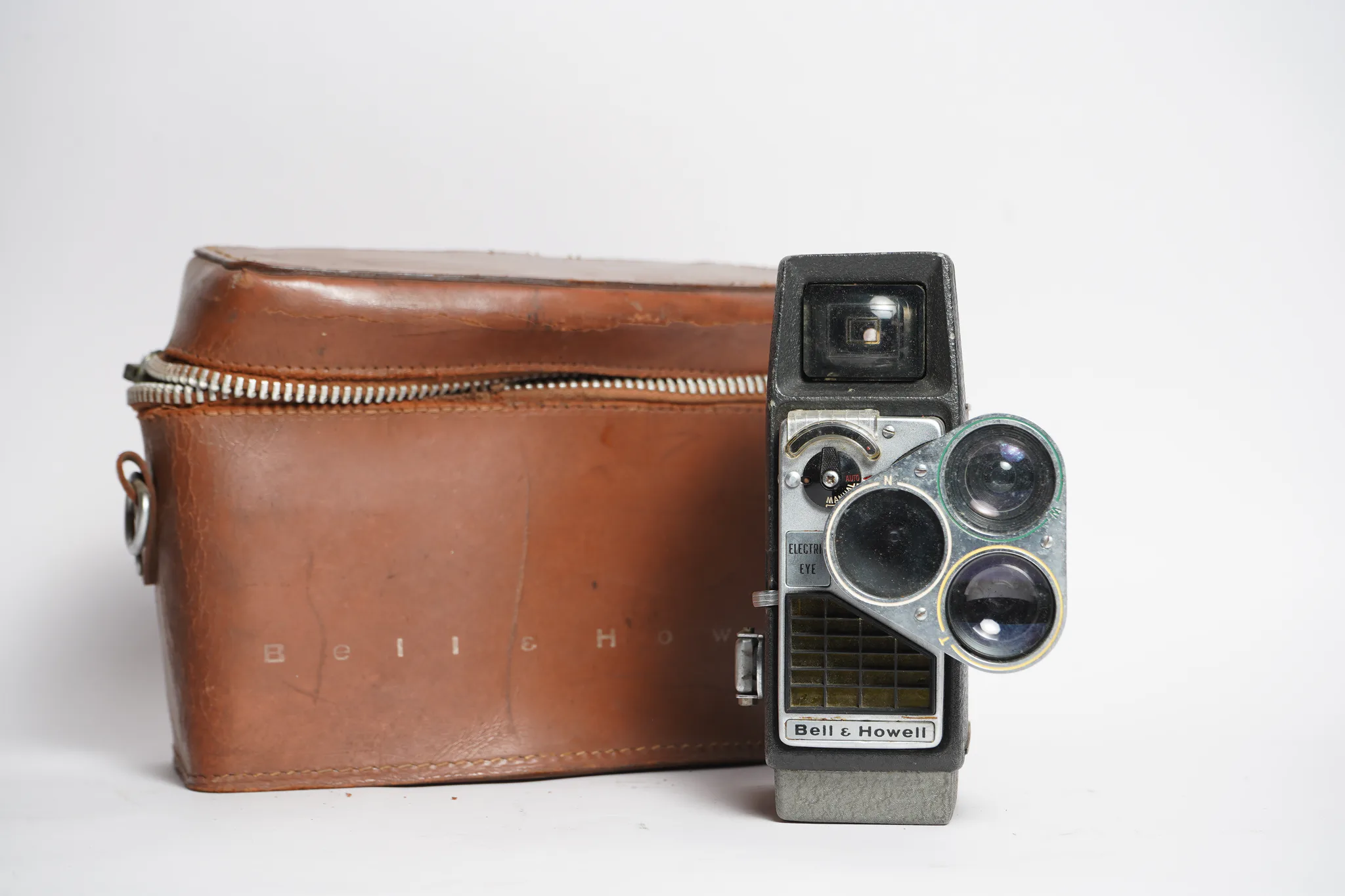 Bell & Howell Electric Eye 8mm Turret Camera — photograph