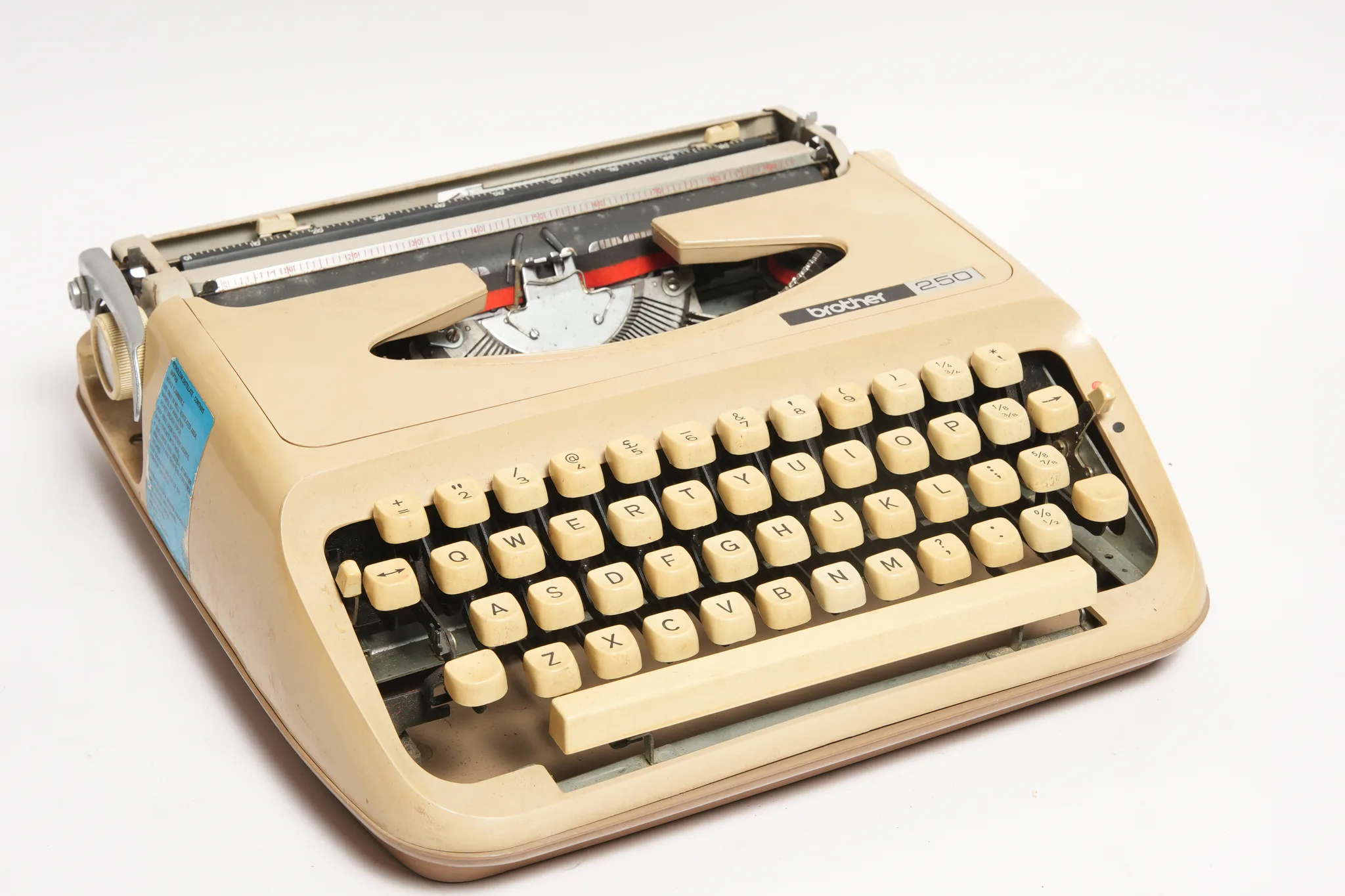 Brother 250 Vintage Portable Typewriter — photograph