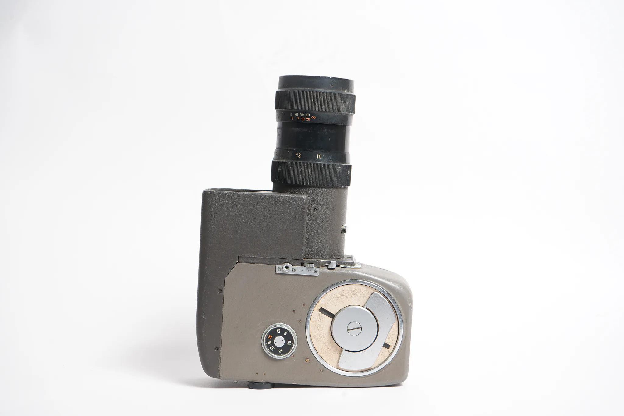 Canon Zoom 8 Cine Camera — A one-of-one object, not a stock photograph.