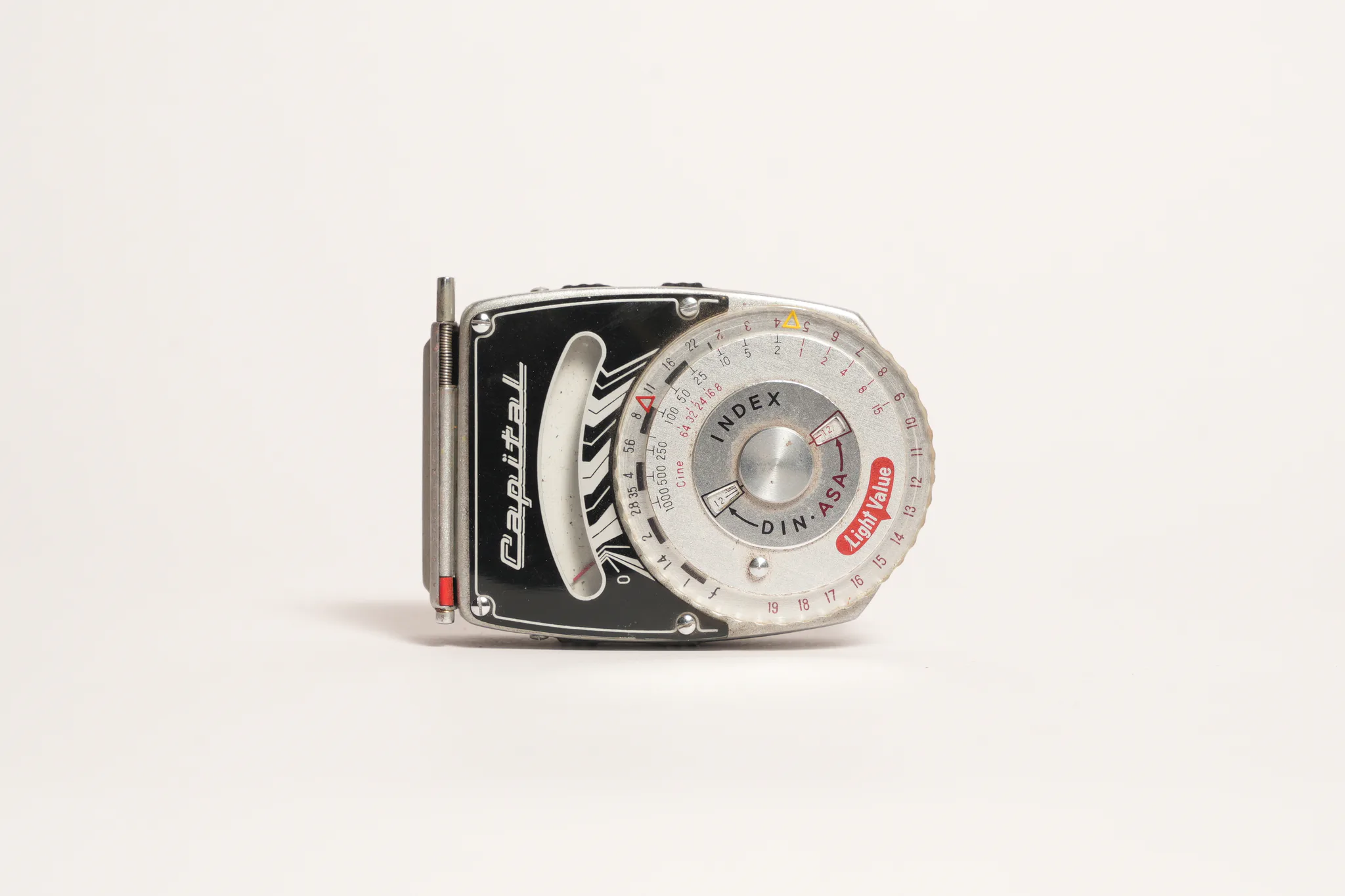 Capital Exposure Meter — A one-of-one object, not a stock photograph.
