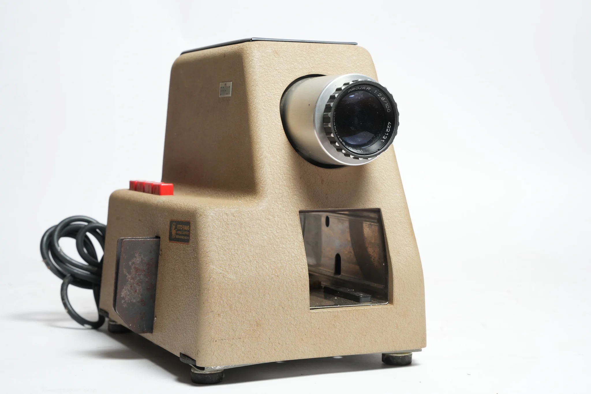 Carl Braun Paximat 35mm Slide Projector with Case — photograph 6