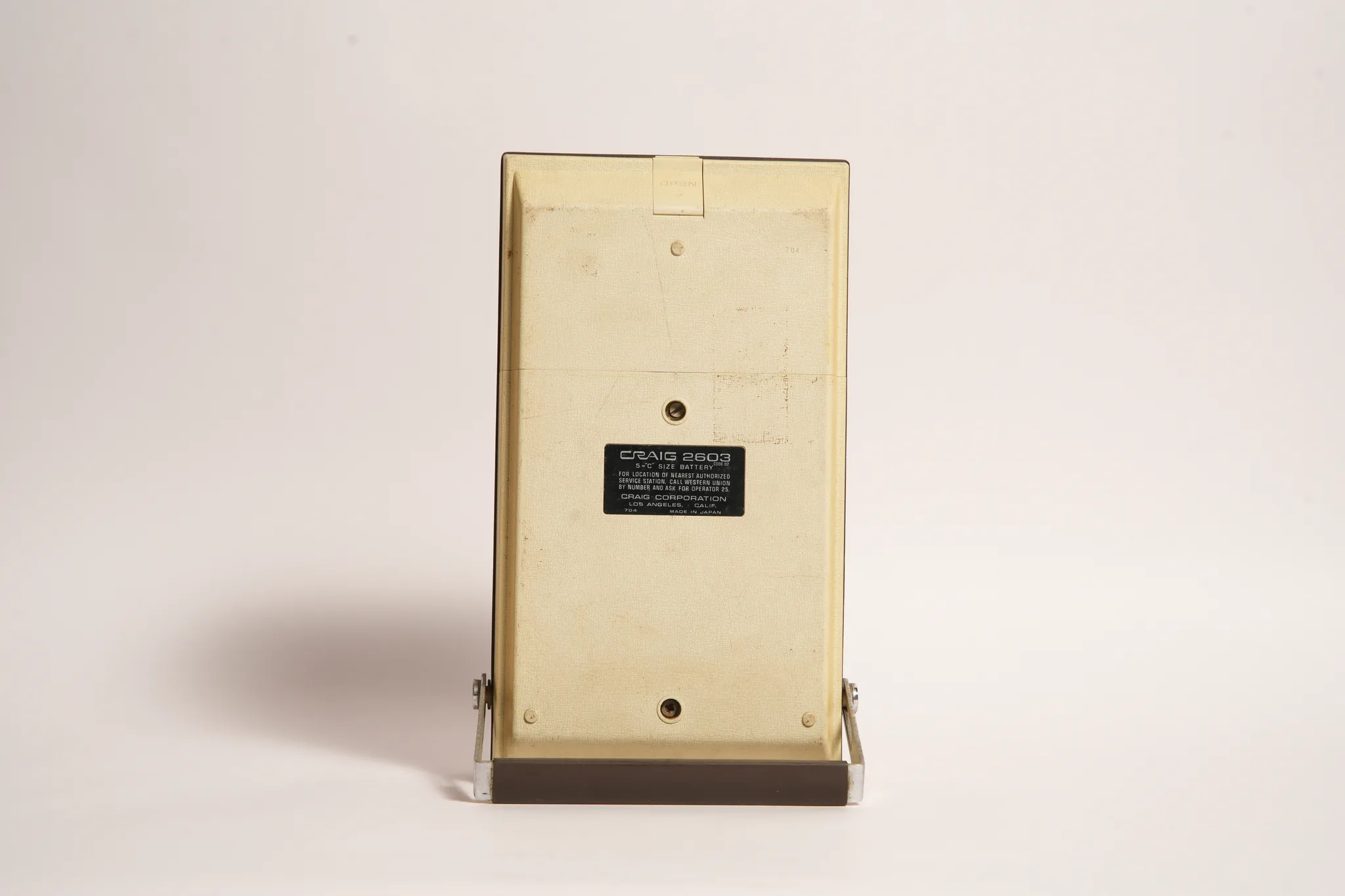 Craig Solid State Portable Cassette Recorder — Craig Corporation: a tangible chapter of the analog era.