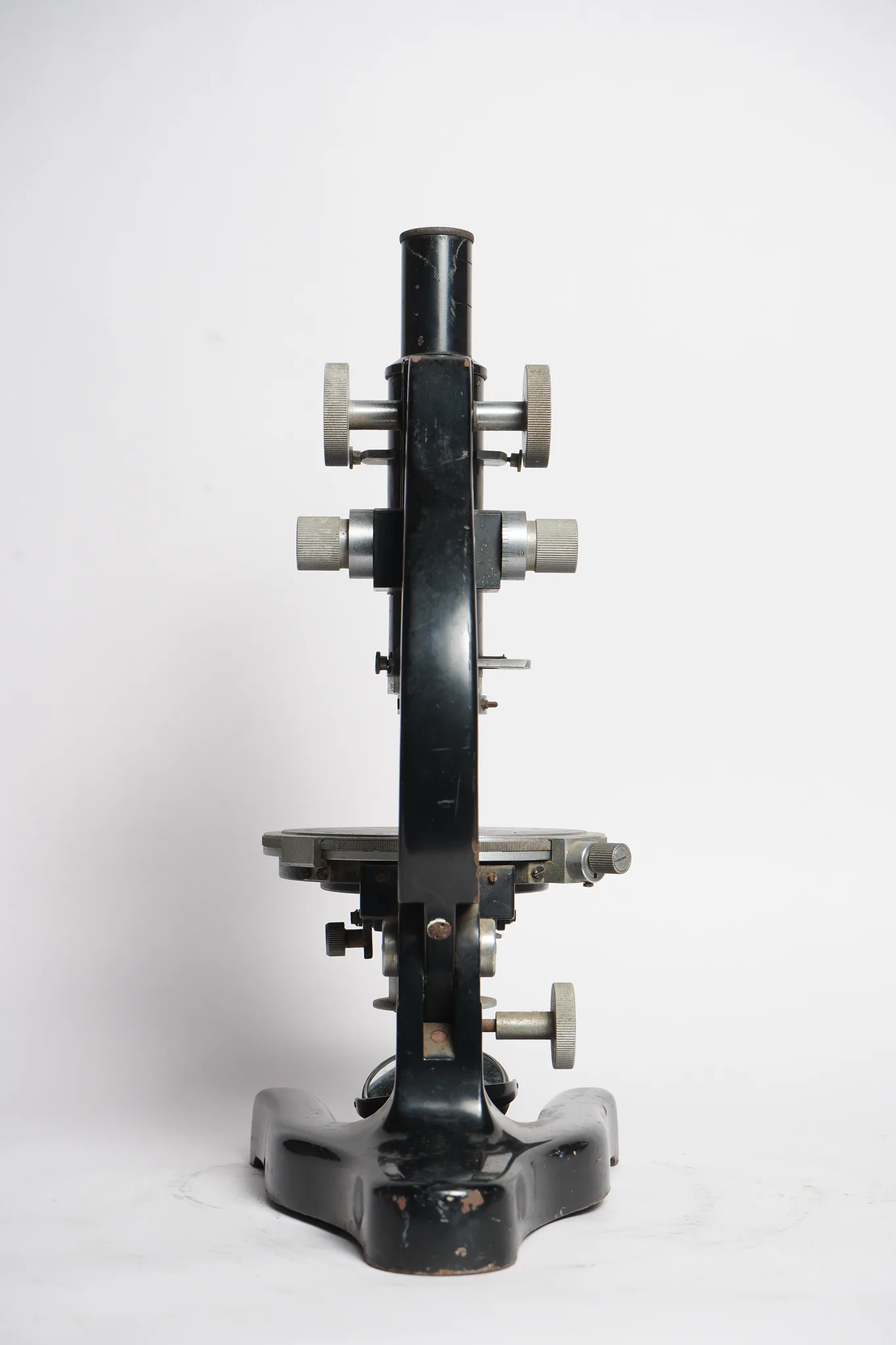 Ernst Leitz Wetzlar Petrographic Polarizing Microscope — A one-of-one object, not a stock photograph.