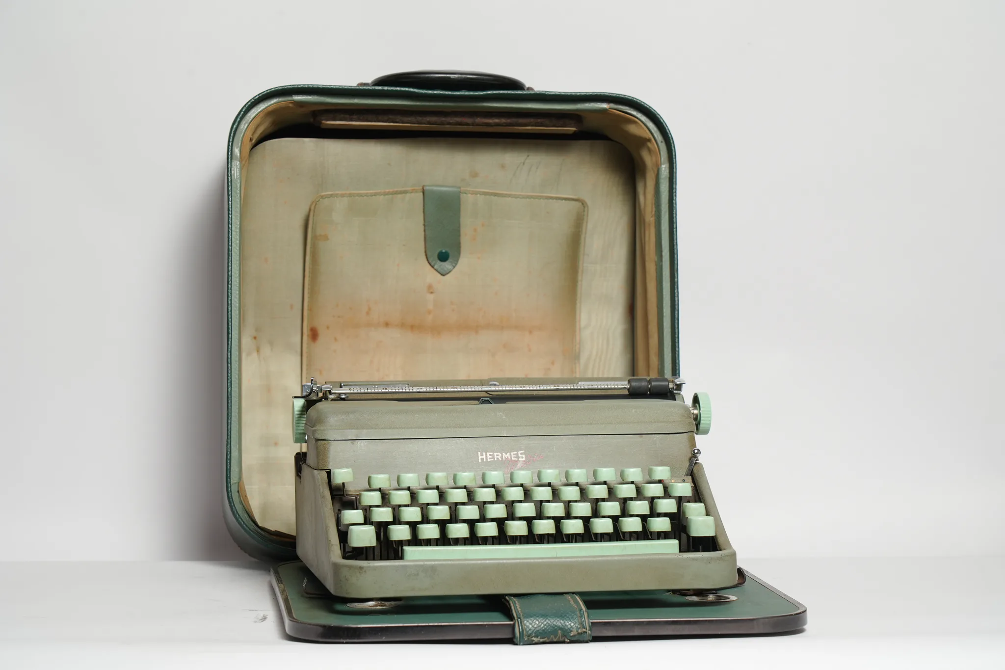 Hermes Media Swiss Precision Vintage Typewriter — photograph