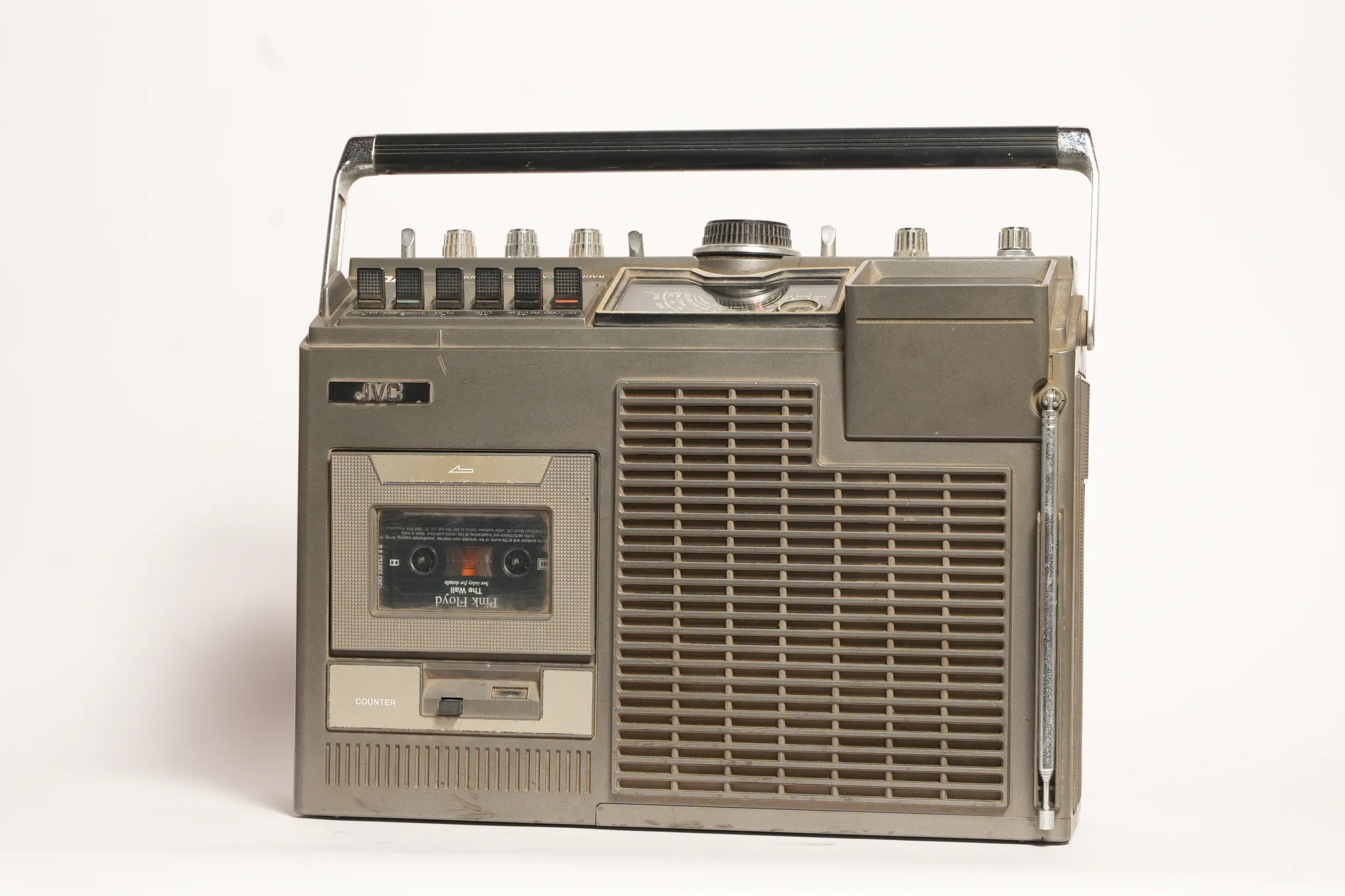 JVC Vintage Portable Radio Cassette Recorder — photograph