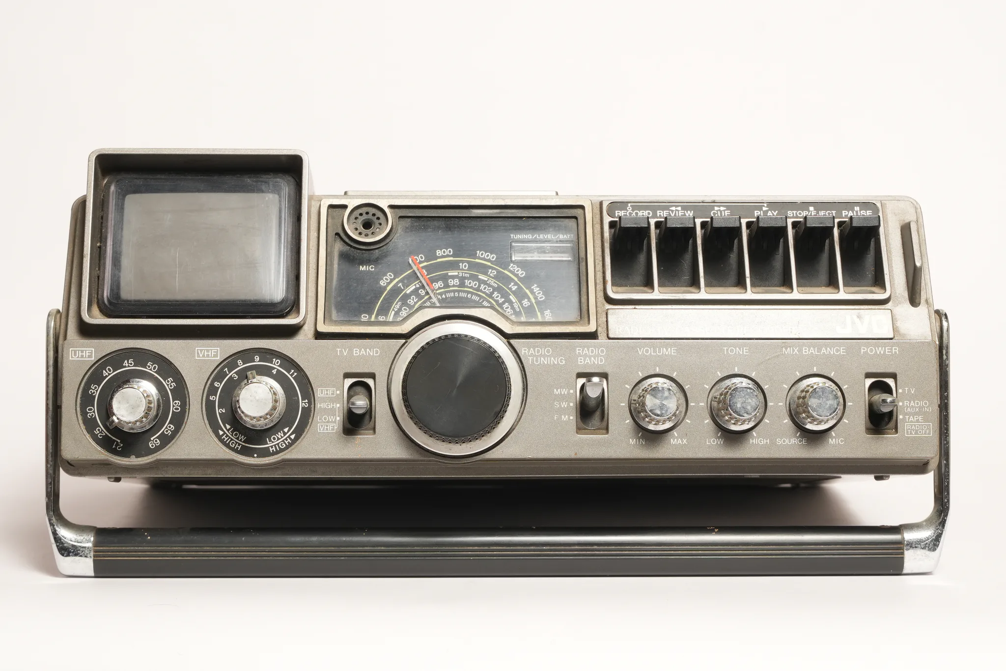 JVC Vintage Portable Radio Cassette Recorder — photograph