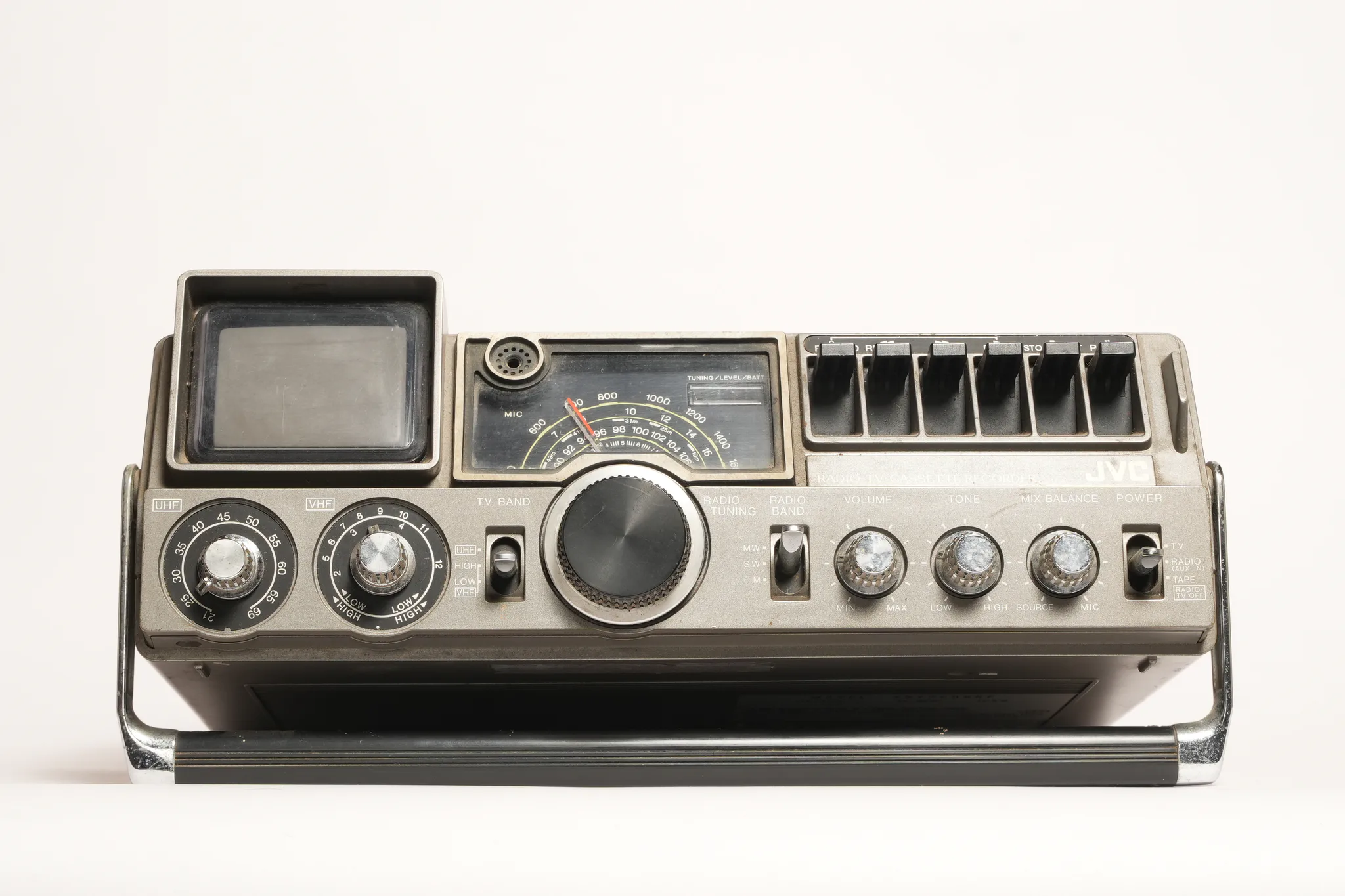 JVC Vintage Portable Radio Cassette Recorder — photograph