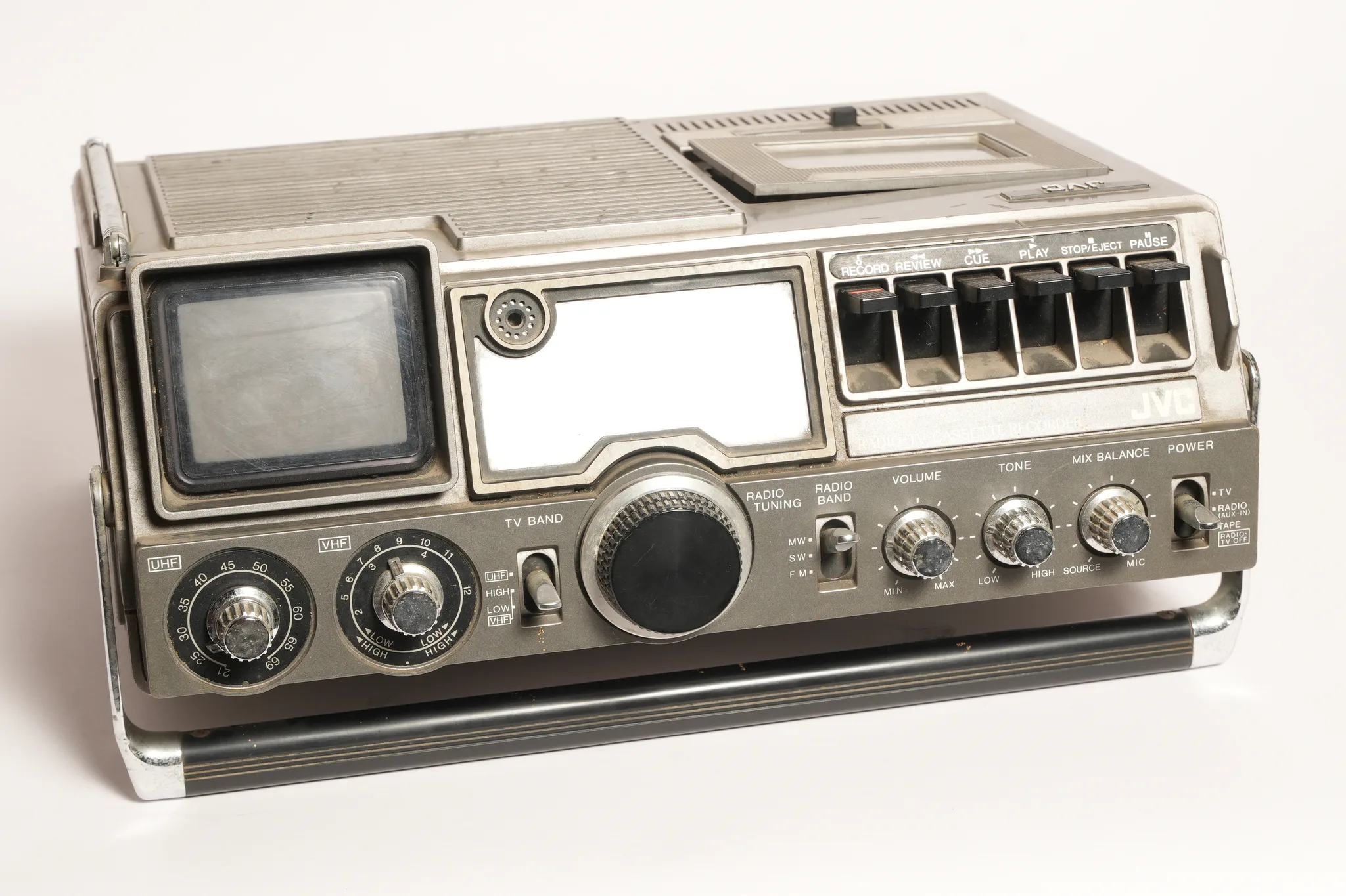 JVC Vintage Portable Radio Cassette Recorder — photograph