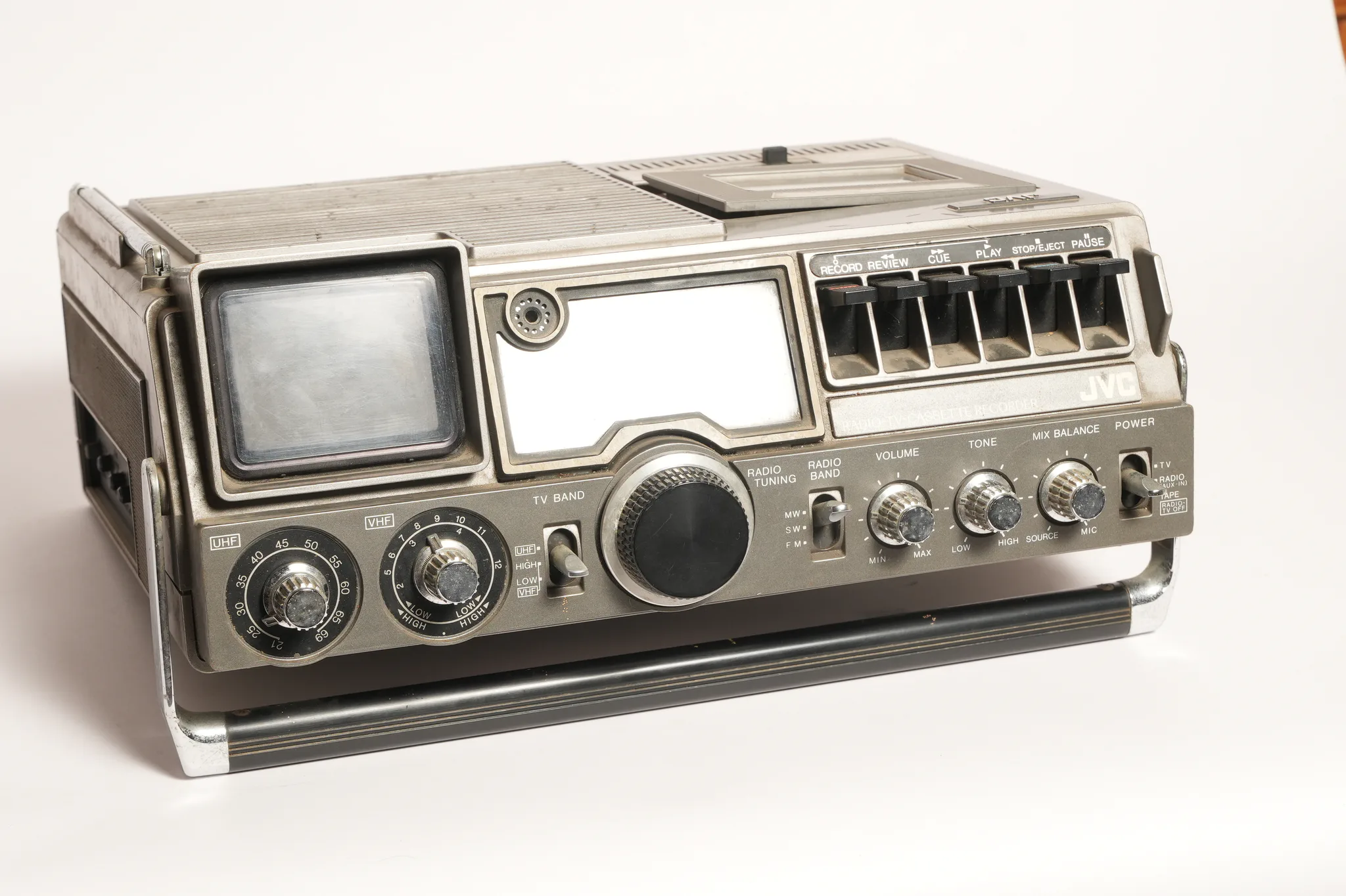 JVC Vintage Portable Radio Cassette Recorder — photograph