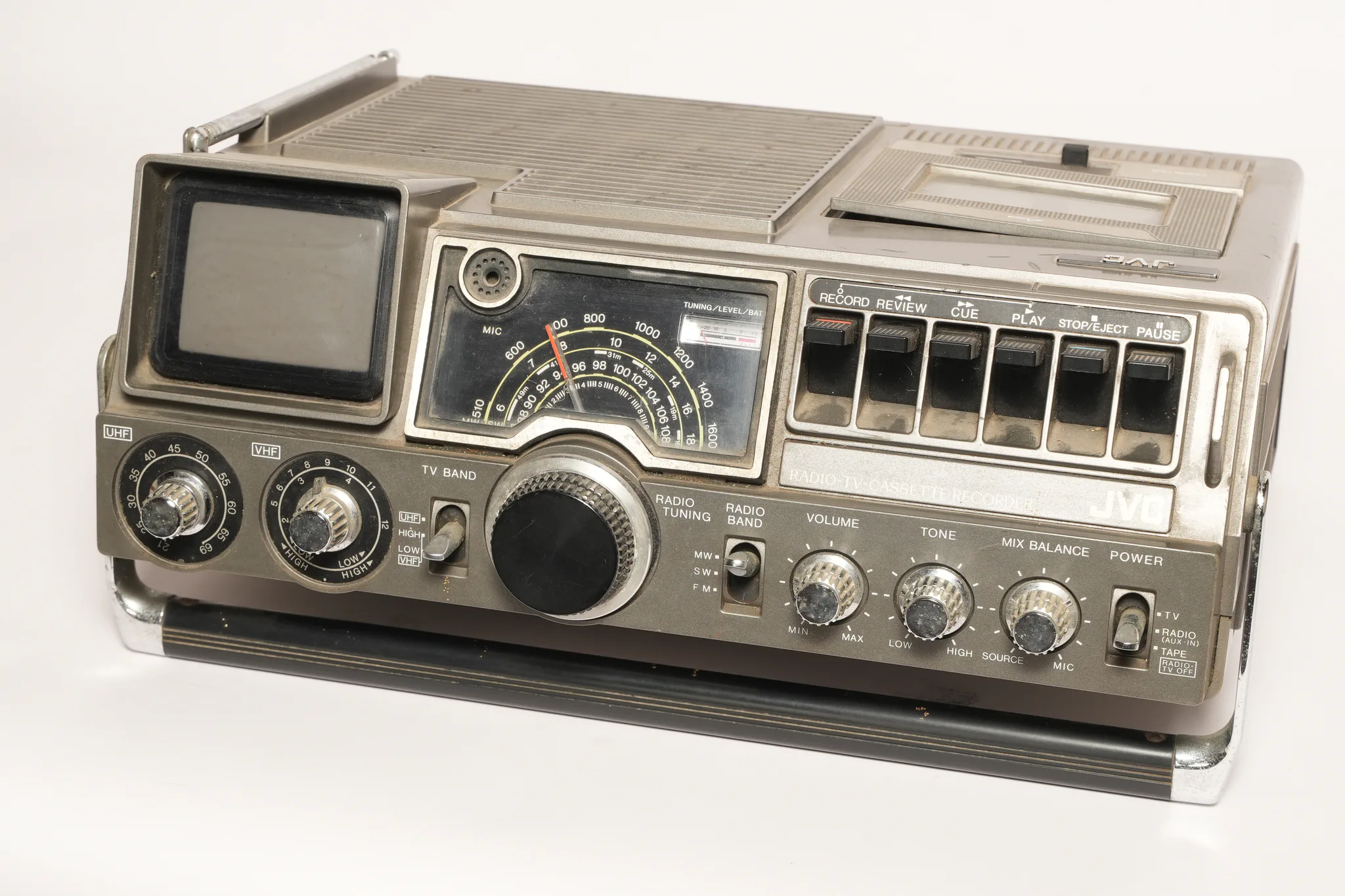 JVC Vintage Portable Radio Cassette Recorder — photograph