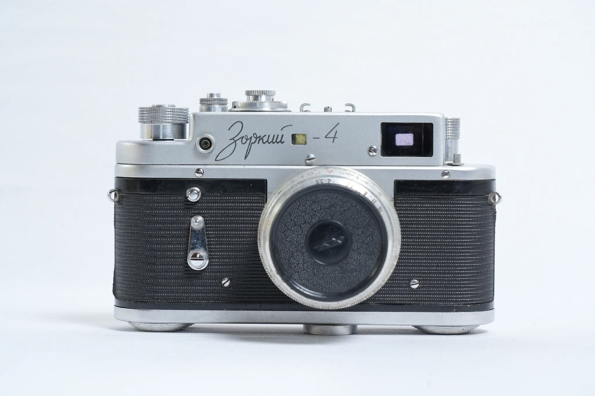 KMZ Zorki-4 35mm Rangefinder Camera with Case — photograph 3