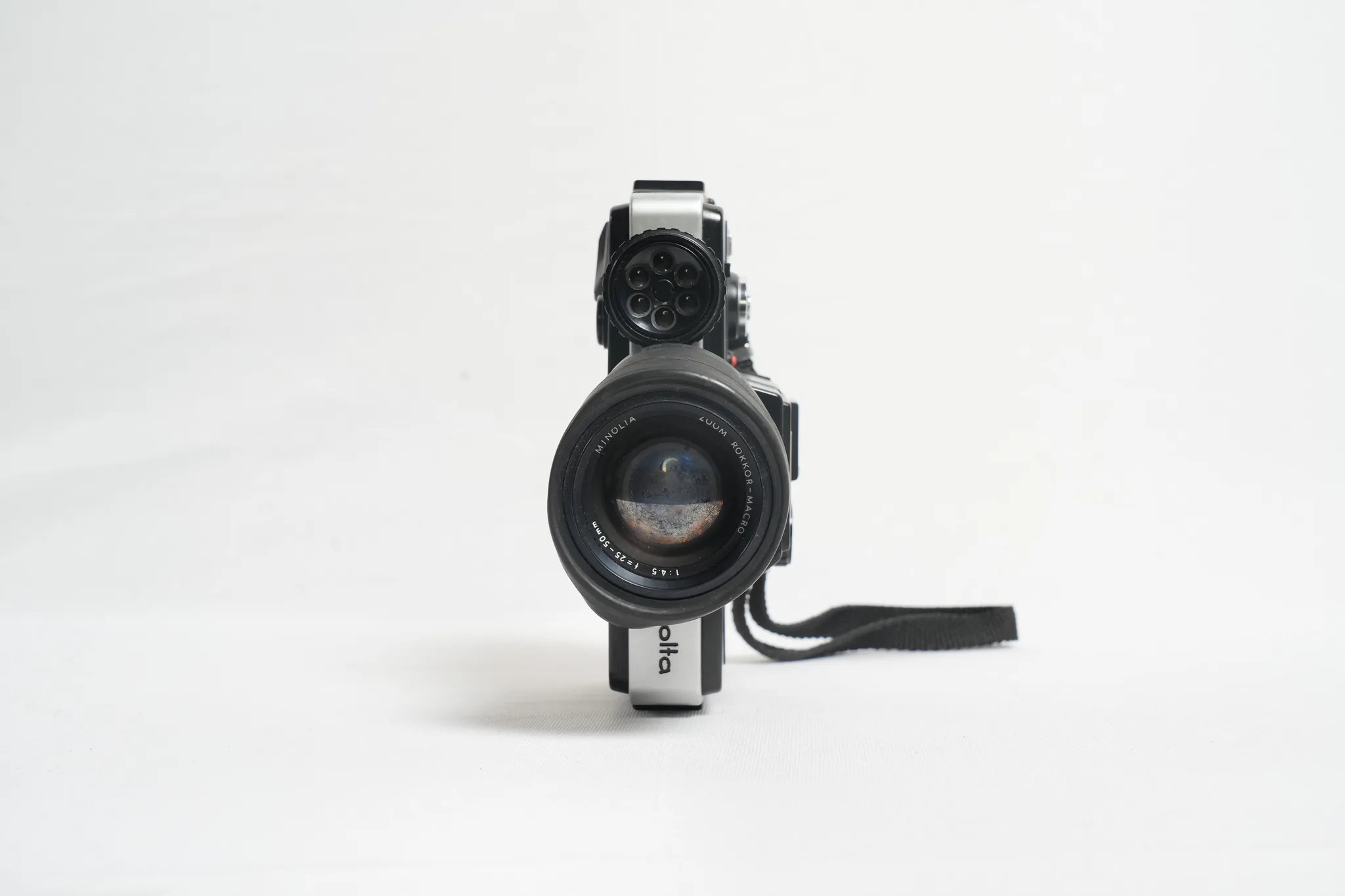 Minolta 110 Zoom SLR Vintage Camera — photograph