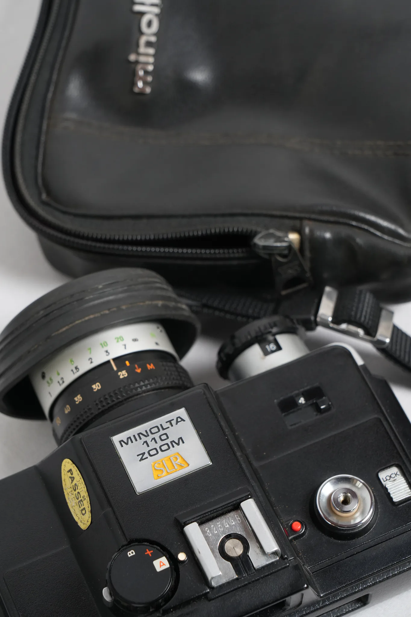 Minolta 110 Zoom SLR Vintage Camera — photograph
