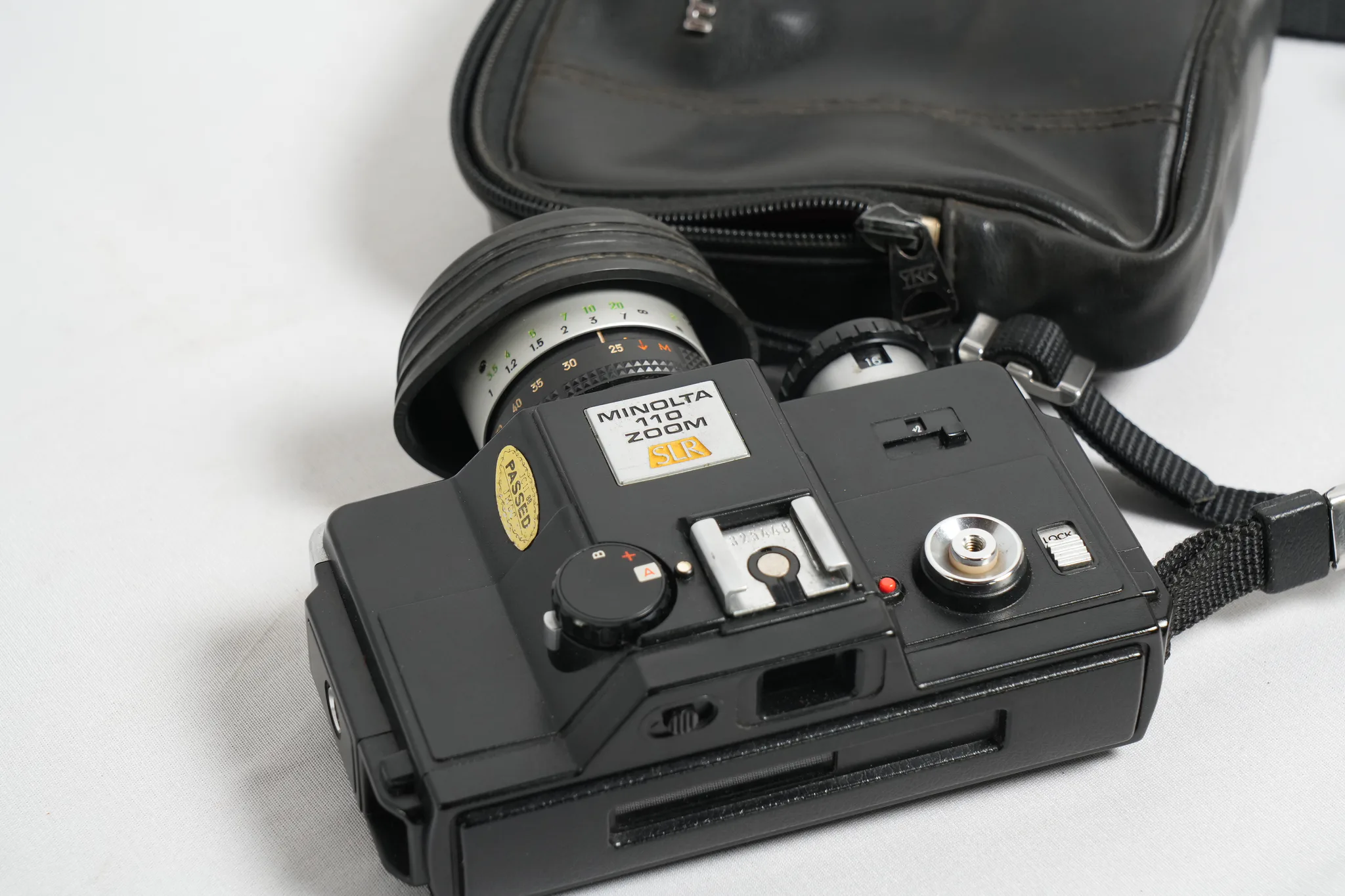 Minolta 110 Zoom SLR Vintage Camera — photograph