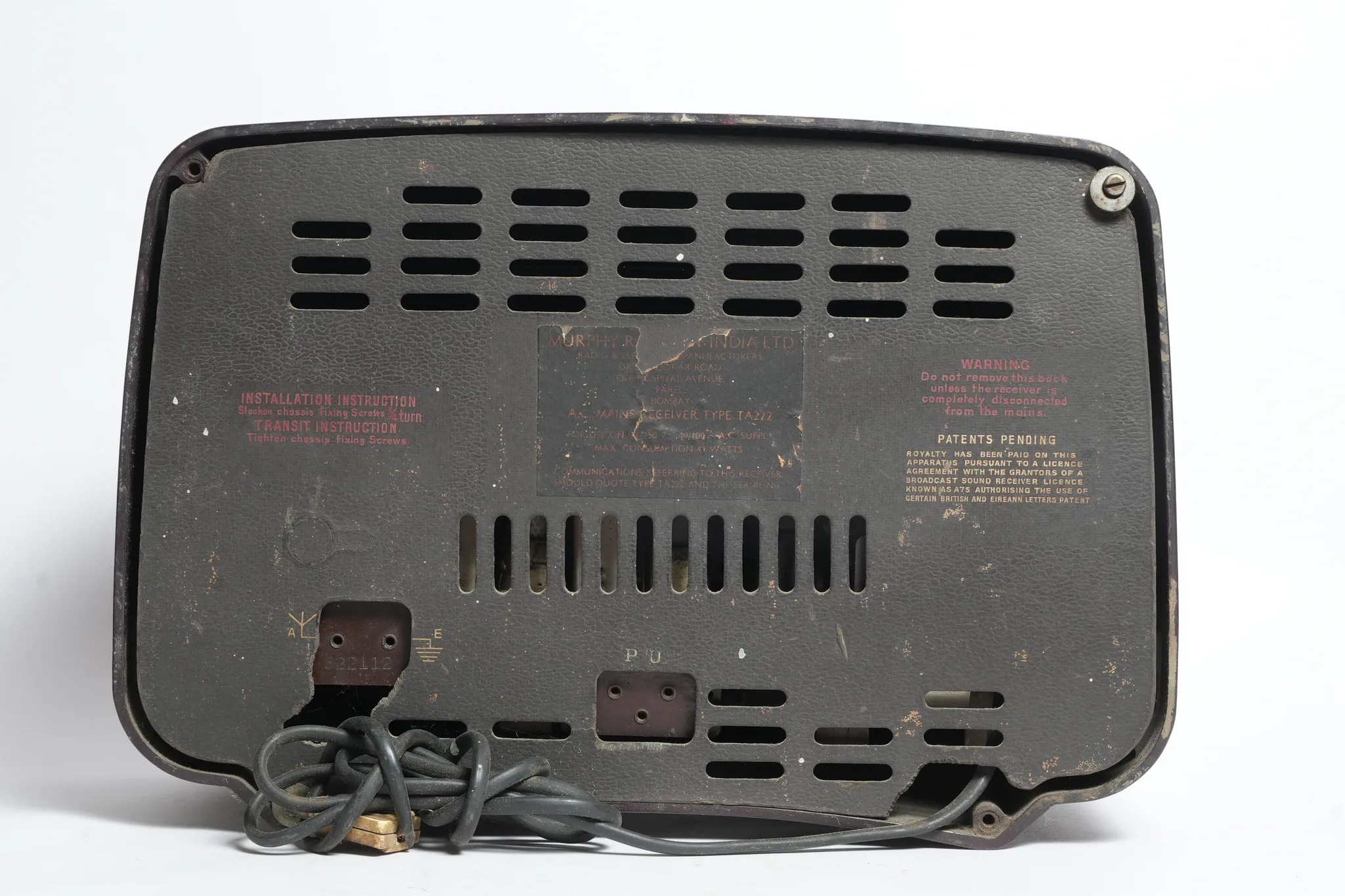 Murphy TA158 Valve Radio — photograph 6