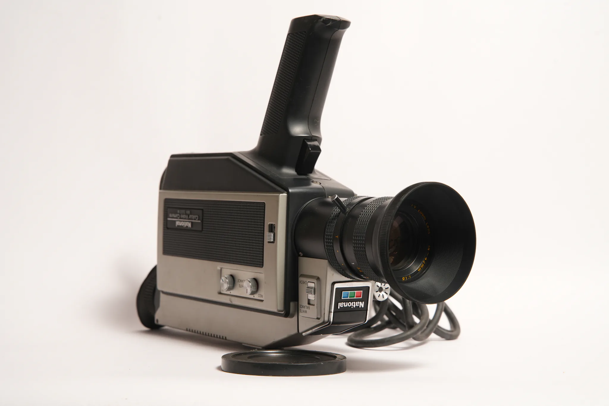 National Vintage Portable Color Video Camera Outfit
