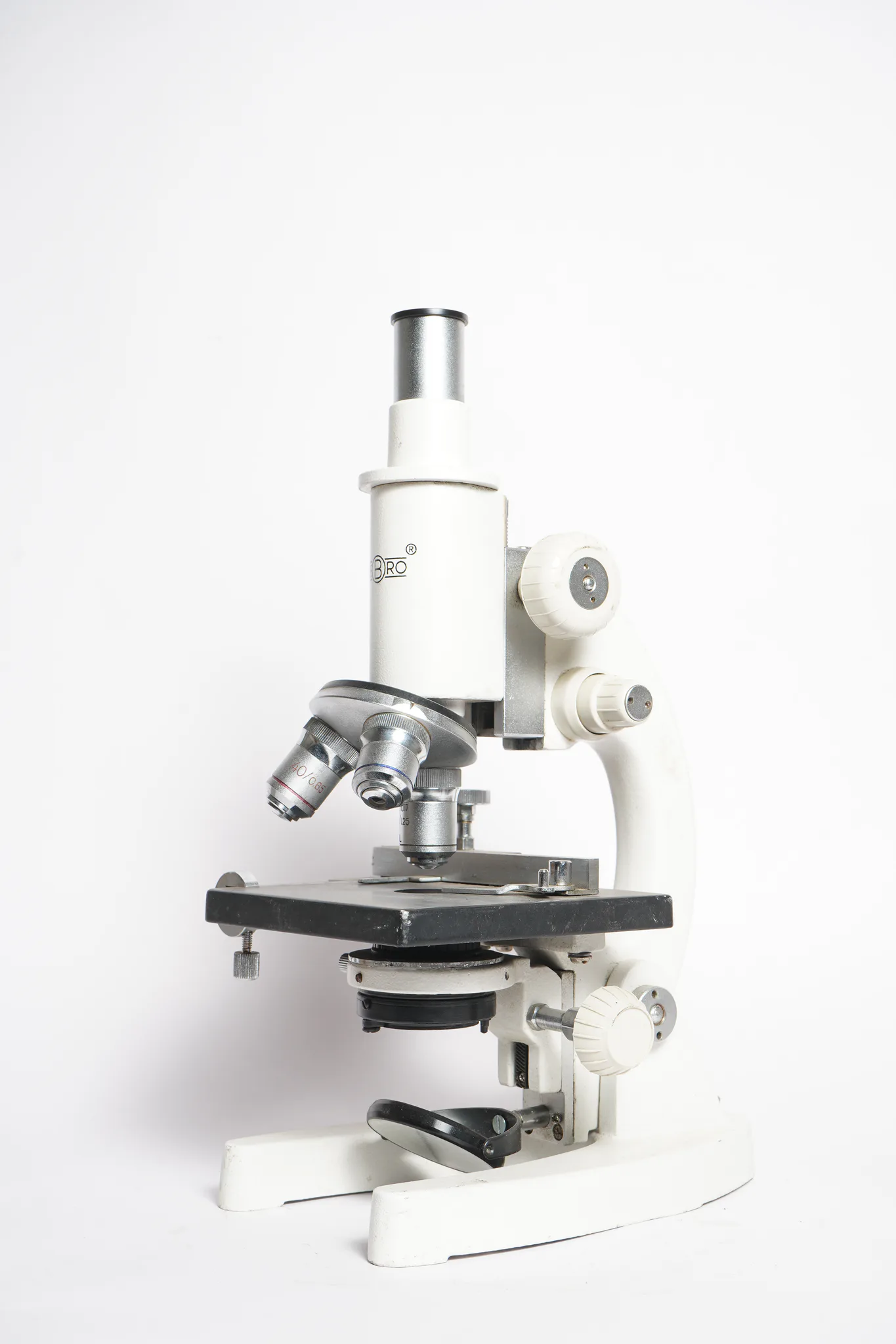 OBRO Vintage Precision Monocular Microscope — photograph