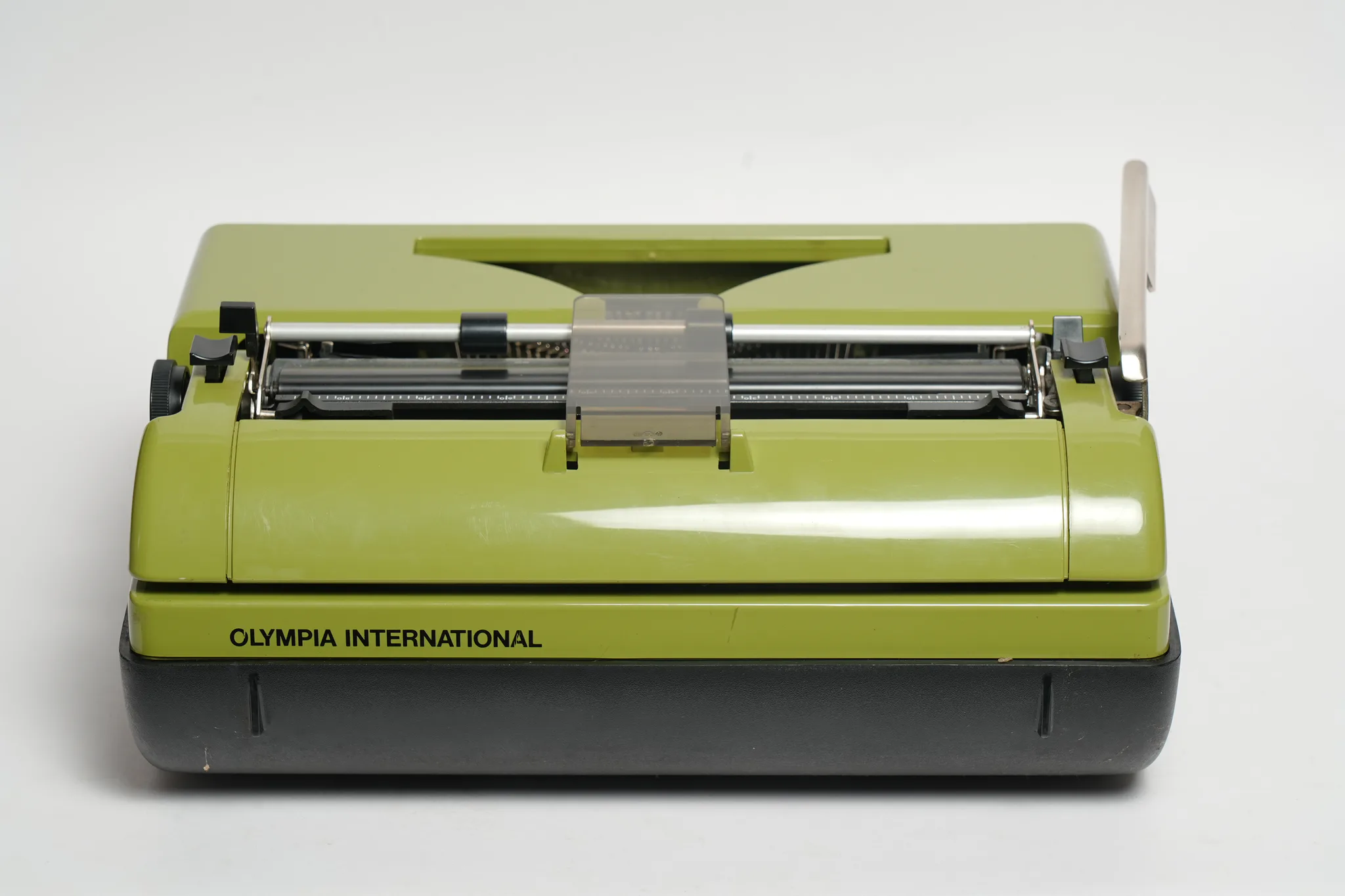 Olympia Monica Olive Green Vintage Typewriter — photograph