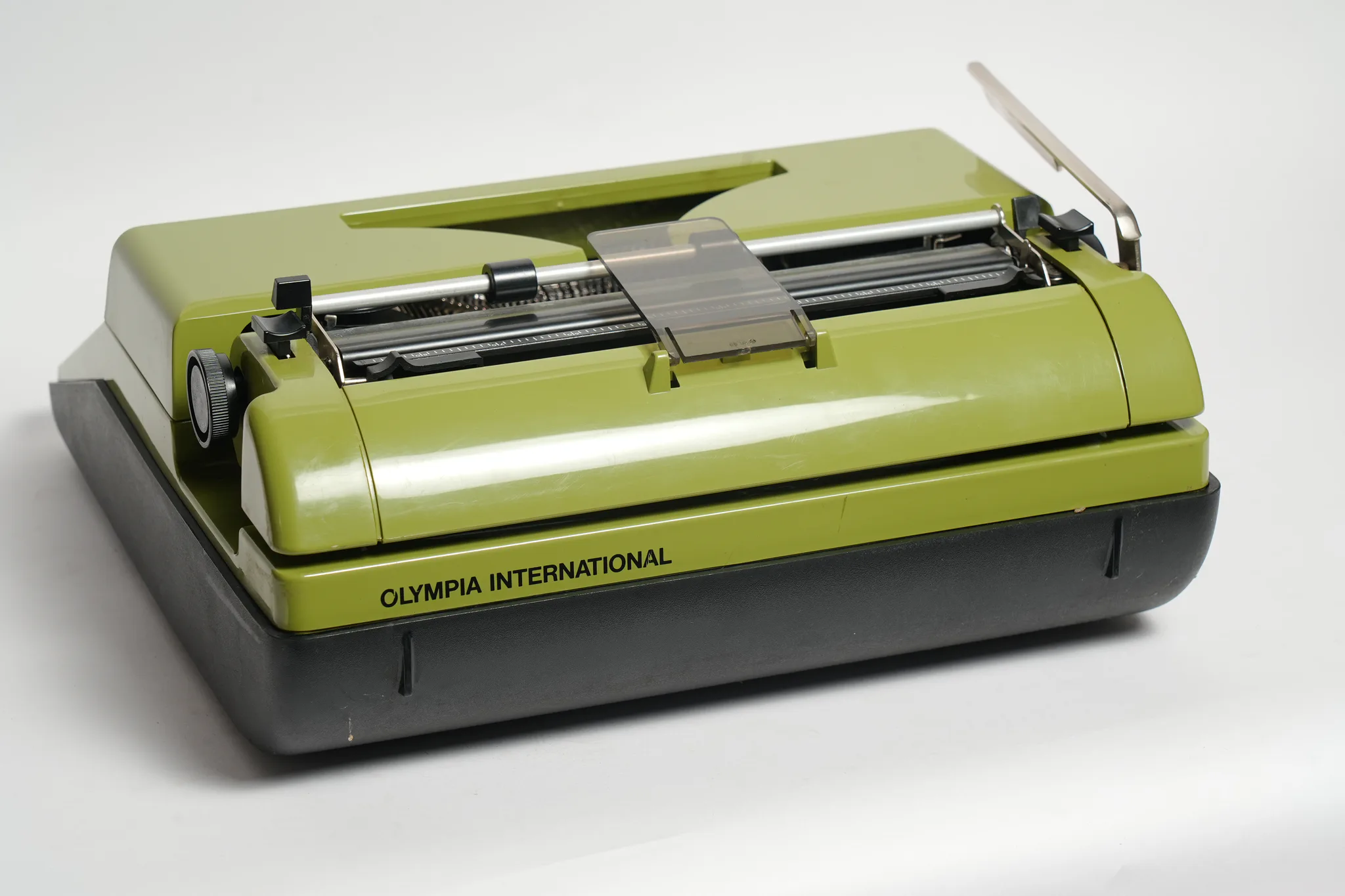 Olympia Monica Olive Green Vintage Typewriter — photograph