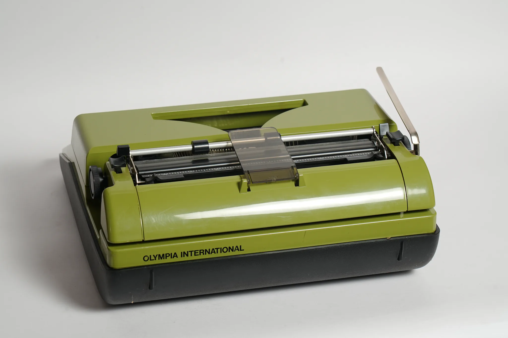 Olympia Monica Olive Green Vintage Typewriter — photograph