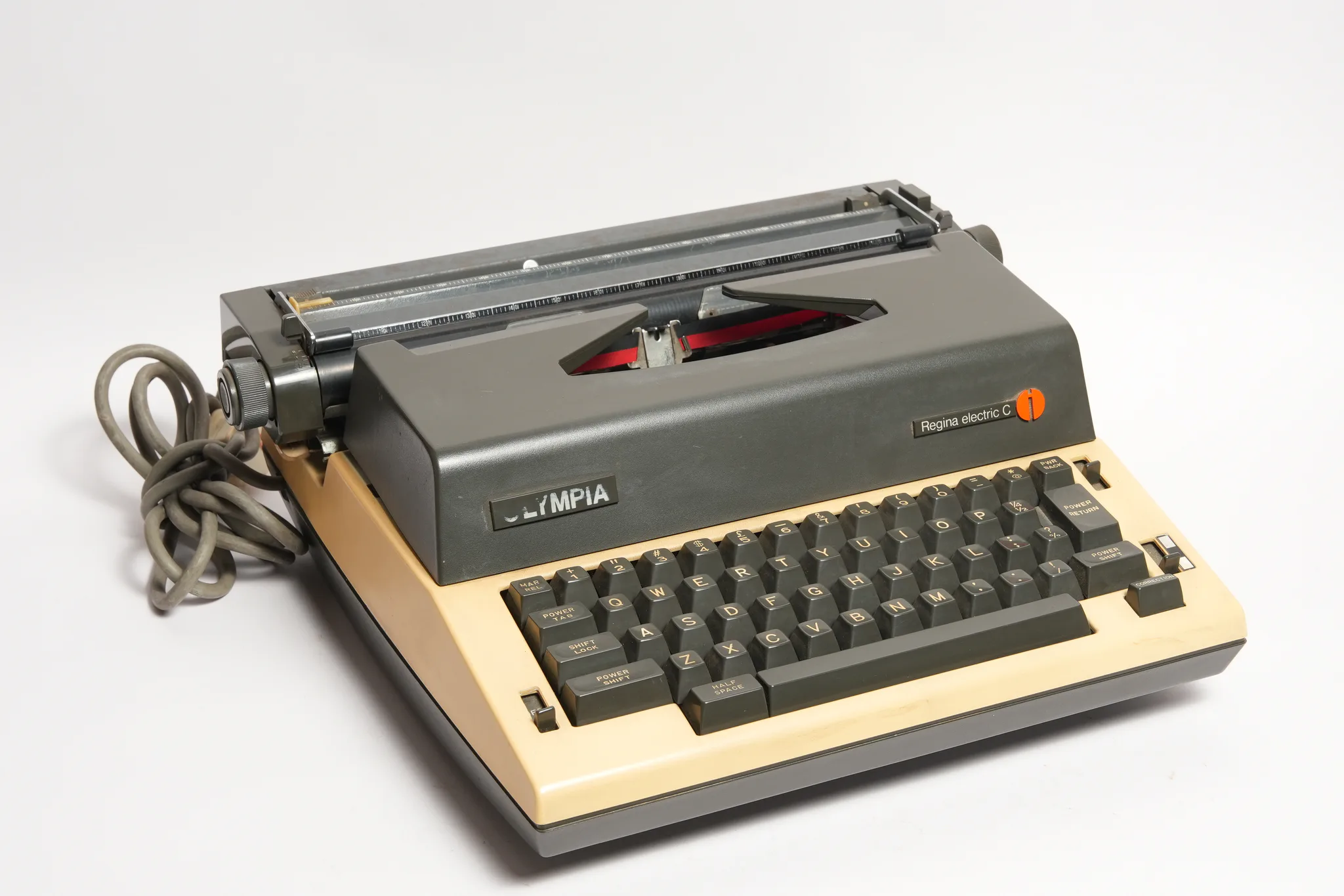 Olympia Regina Electric C Portable Typewriter — photograph