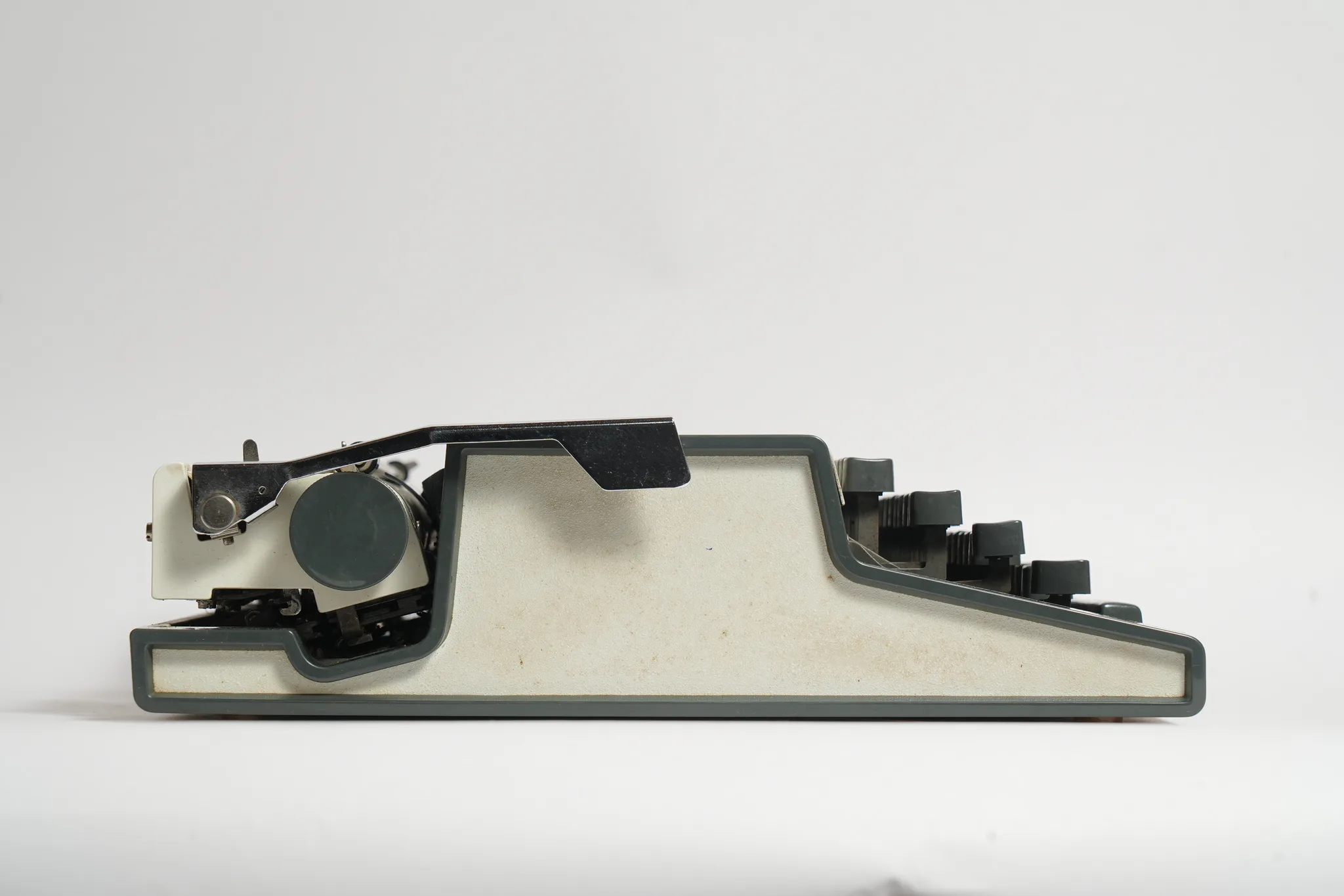Olympia Traveller de Luxe Typewriter with Case — photograph