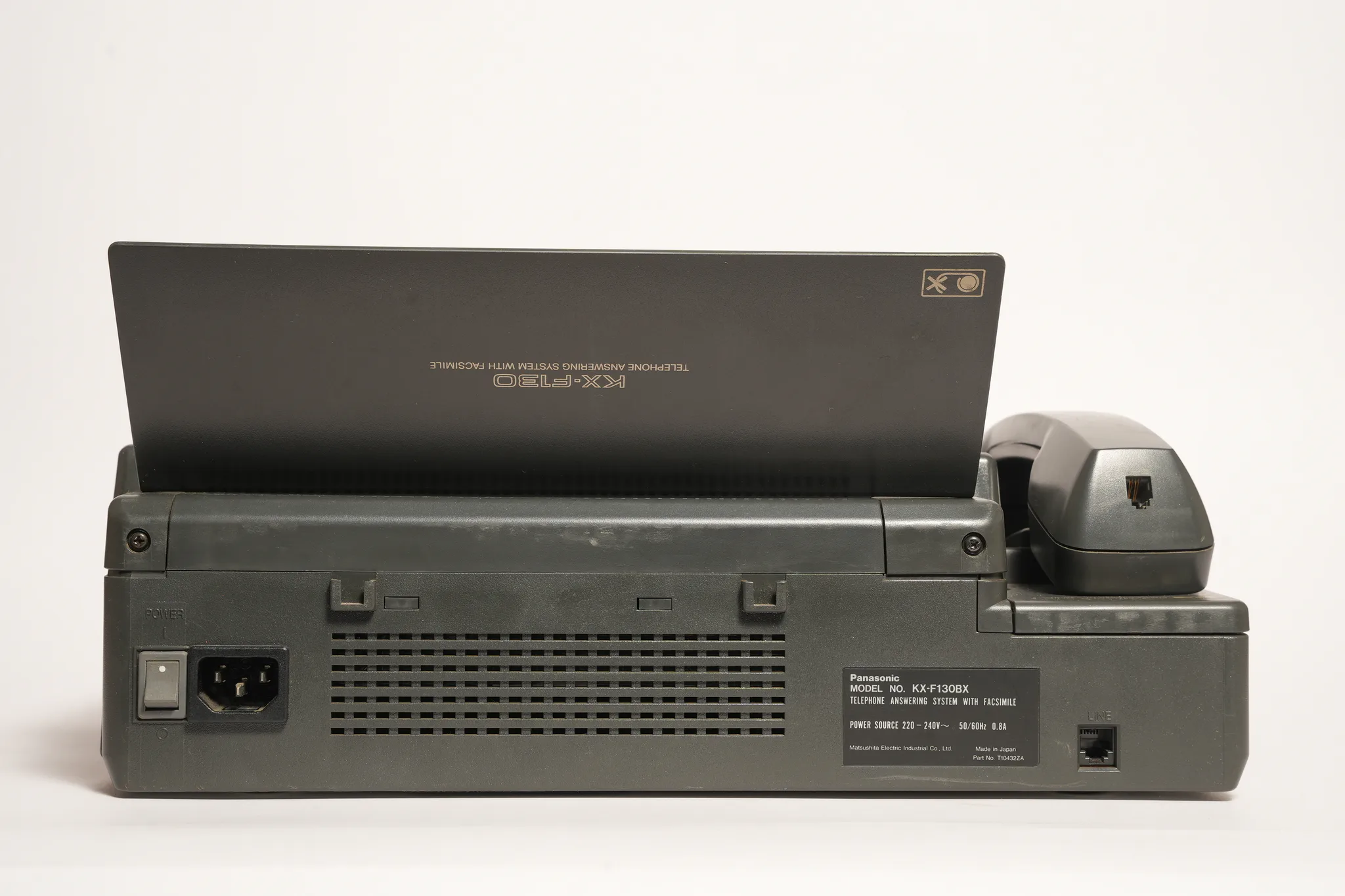 Panasonic KX-F50 Vintage Fax Machine and Telephone — photograph