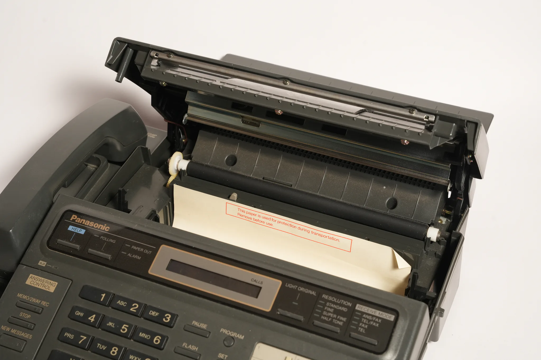 Panasonic KX-F50 Vintage Fax Machine and Telephone — photograph