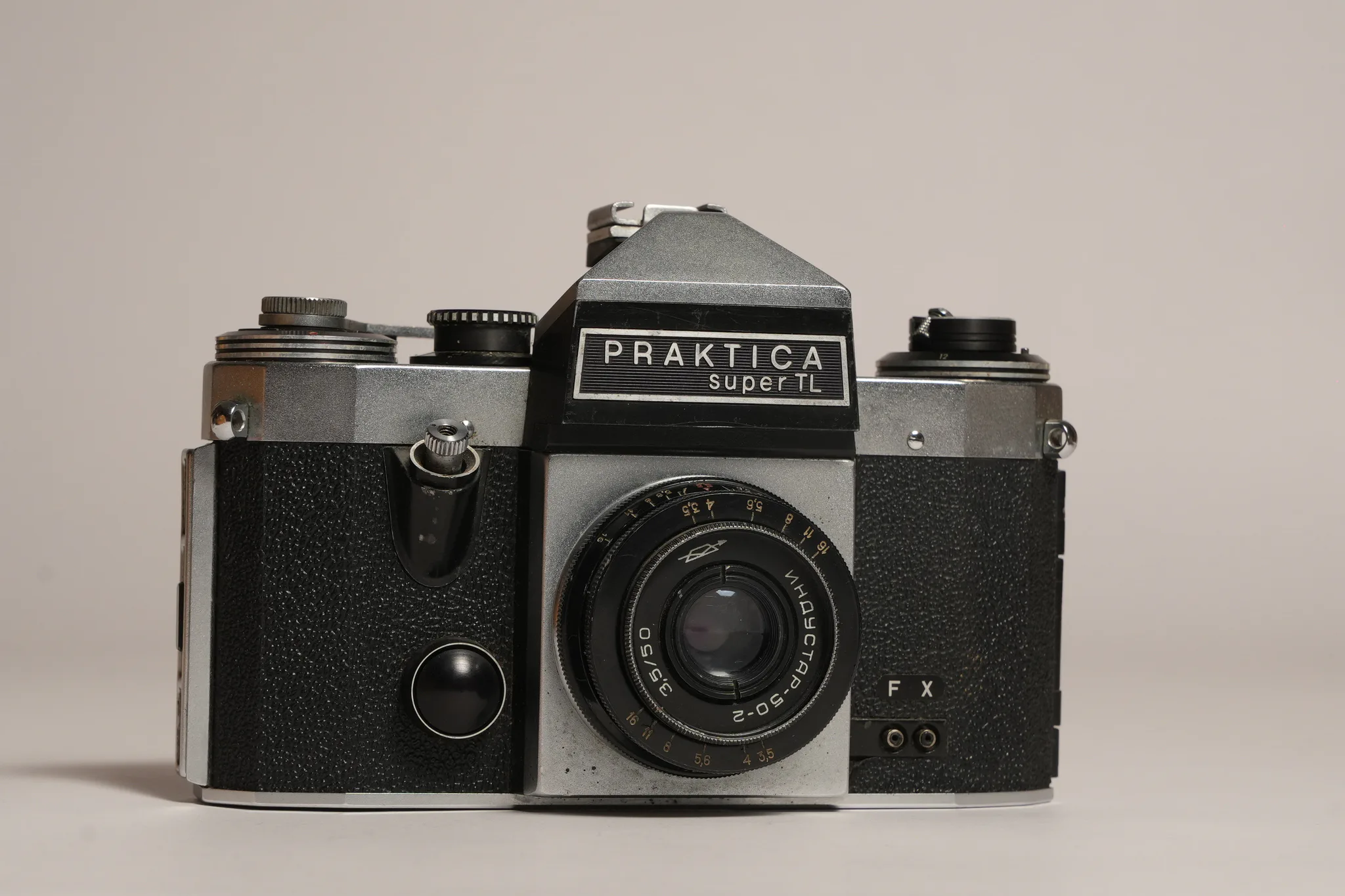 Praktica Super TL 35mm SLR Camera with Industar-50-2 Lens — photograph 1