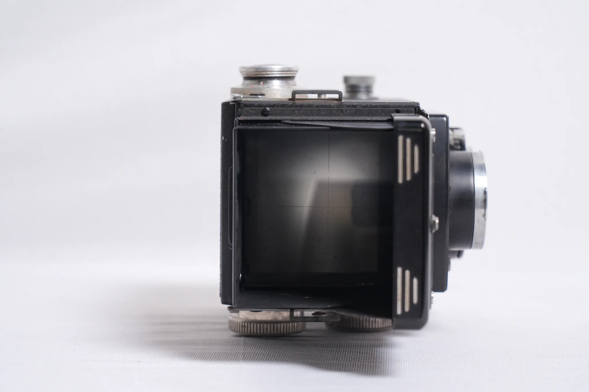Franke & Heidecke Rolleicord TLR Camera with Case and Lens Cap — photograph