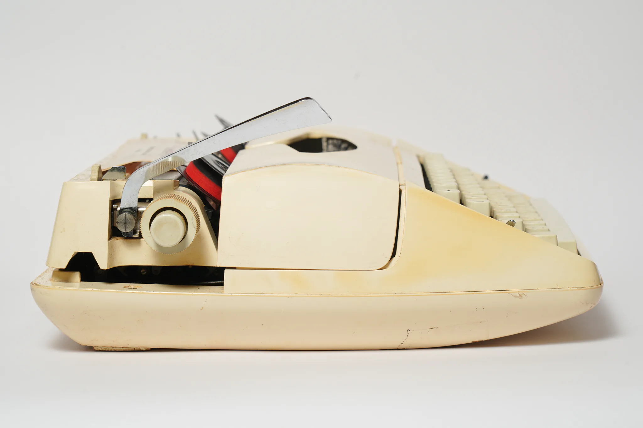 Royal Safari Vintage Textured Grey Typewriter — photograph