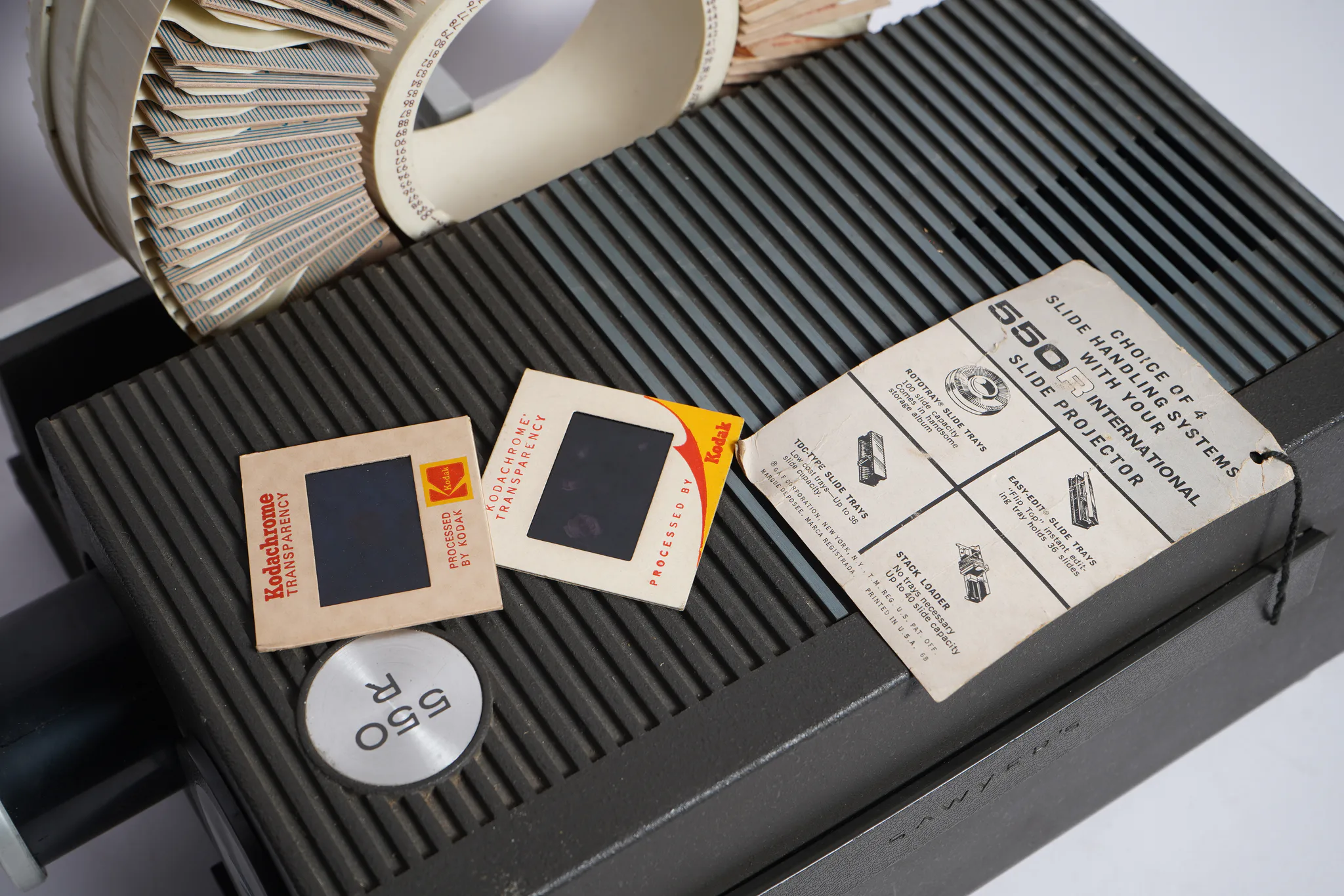 Sawyer's Grand Prix Projector with View-Master — photograph
