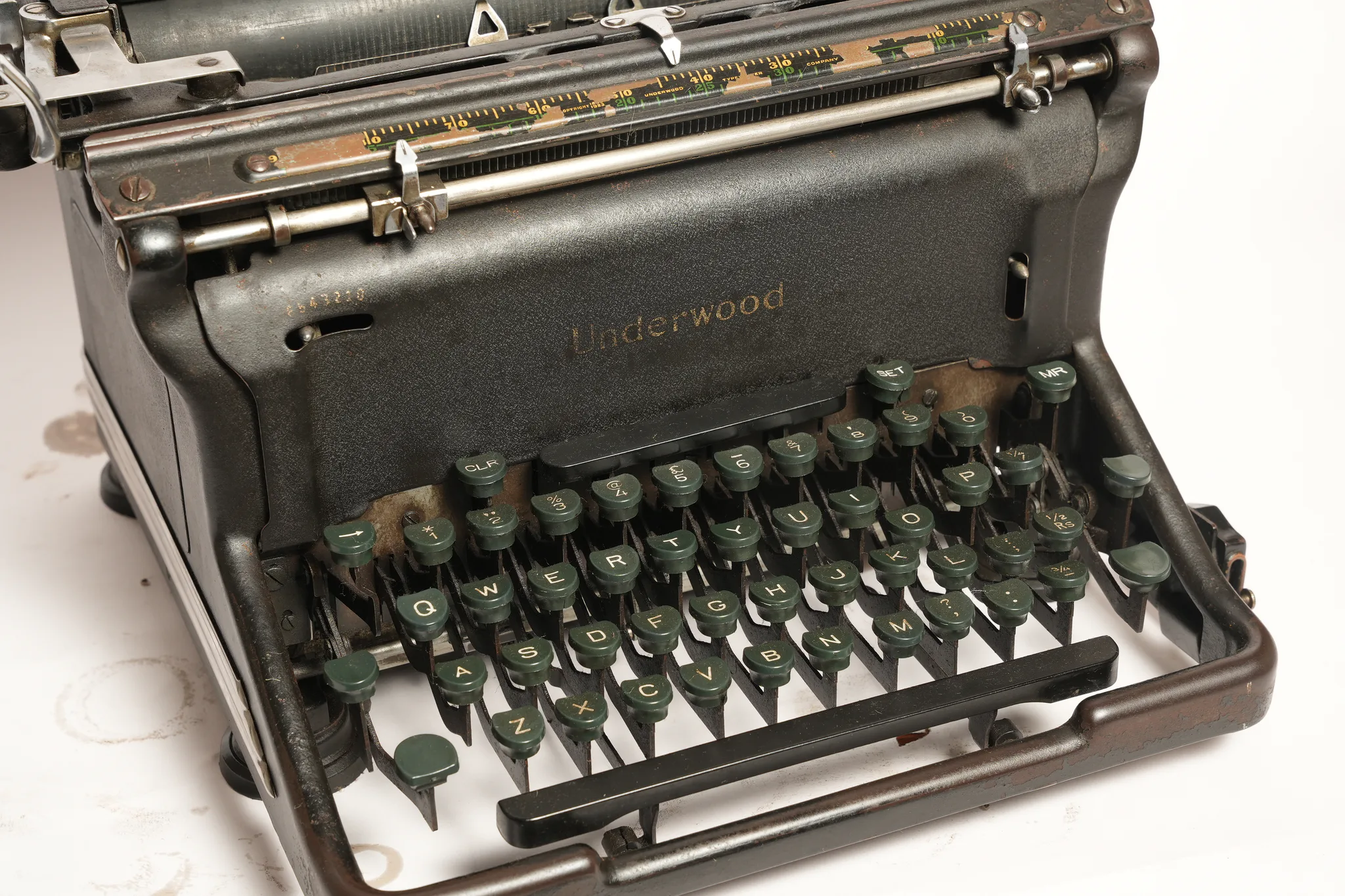 Underwood Master Standard Desktop Typewriter — A one-of-one object, not a stock photograph.