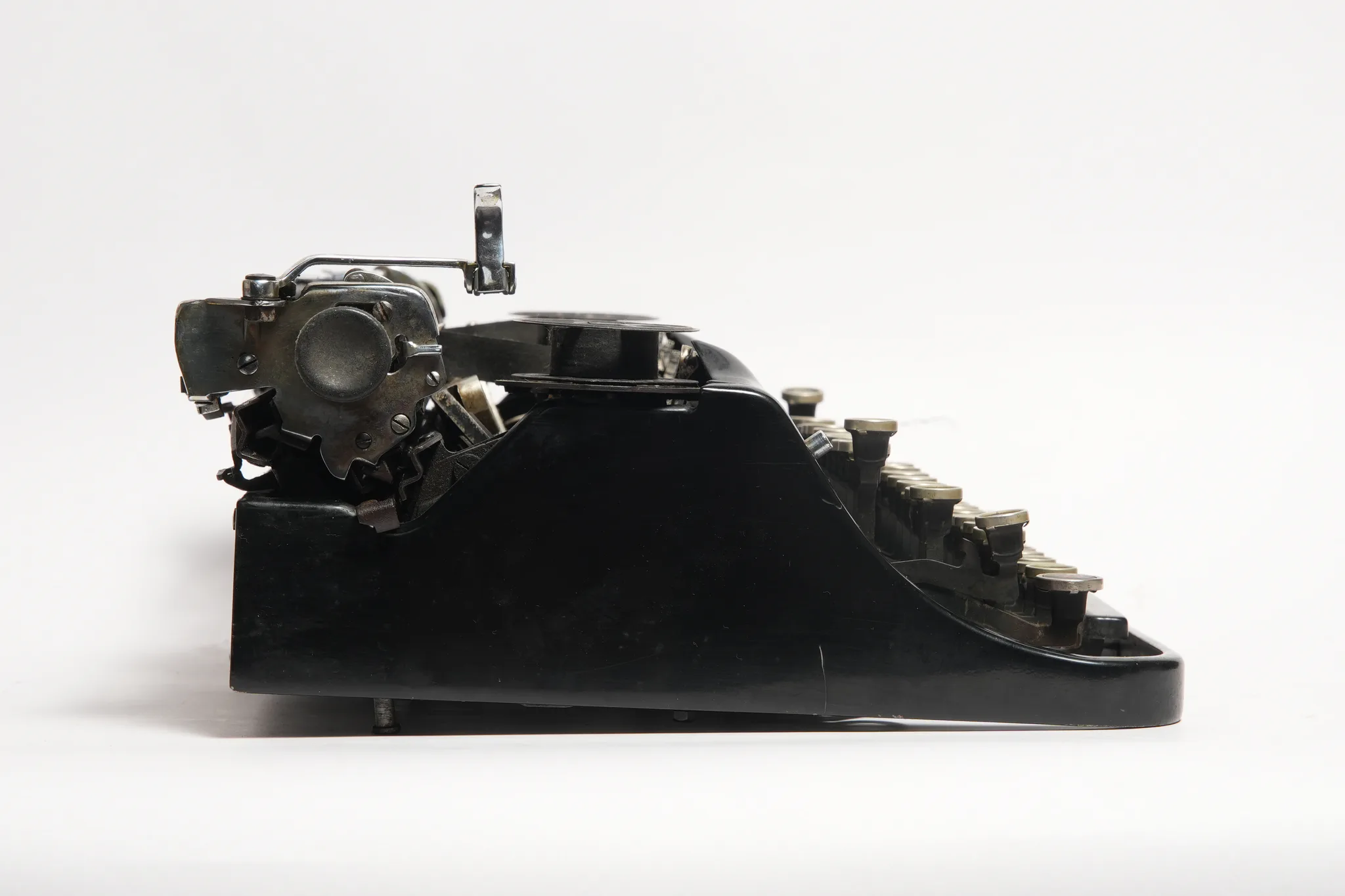 Underwood Portable Vintage Typewriter in Case — photograph