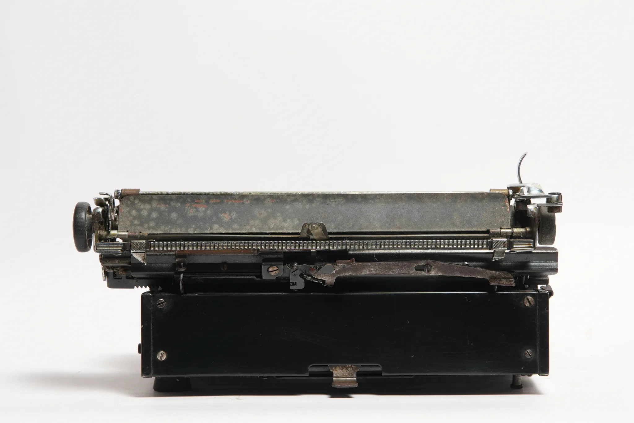 Underwood Portable Vintage Typewriter in Case — photograph