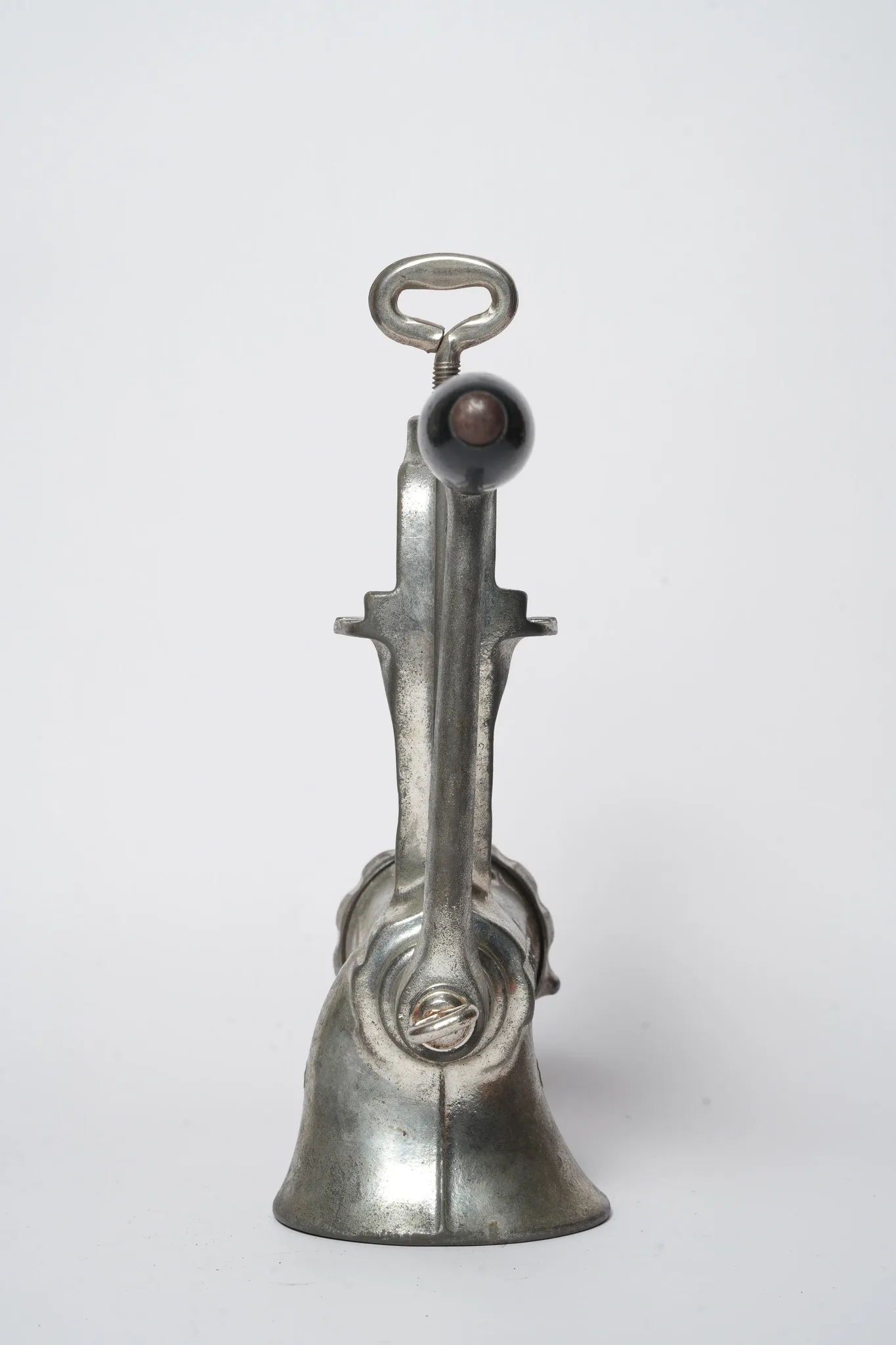 Vintage German Cast Metal Manual Meat Grinder — photograph 2