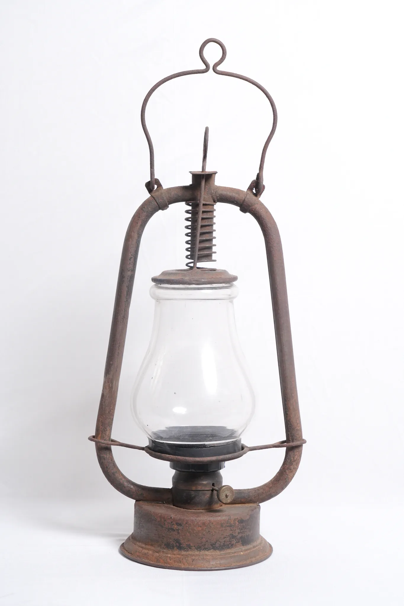 Vintage German Kerosene Lantern Imported to Bombay — photograph