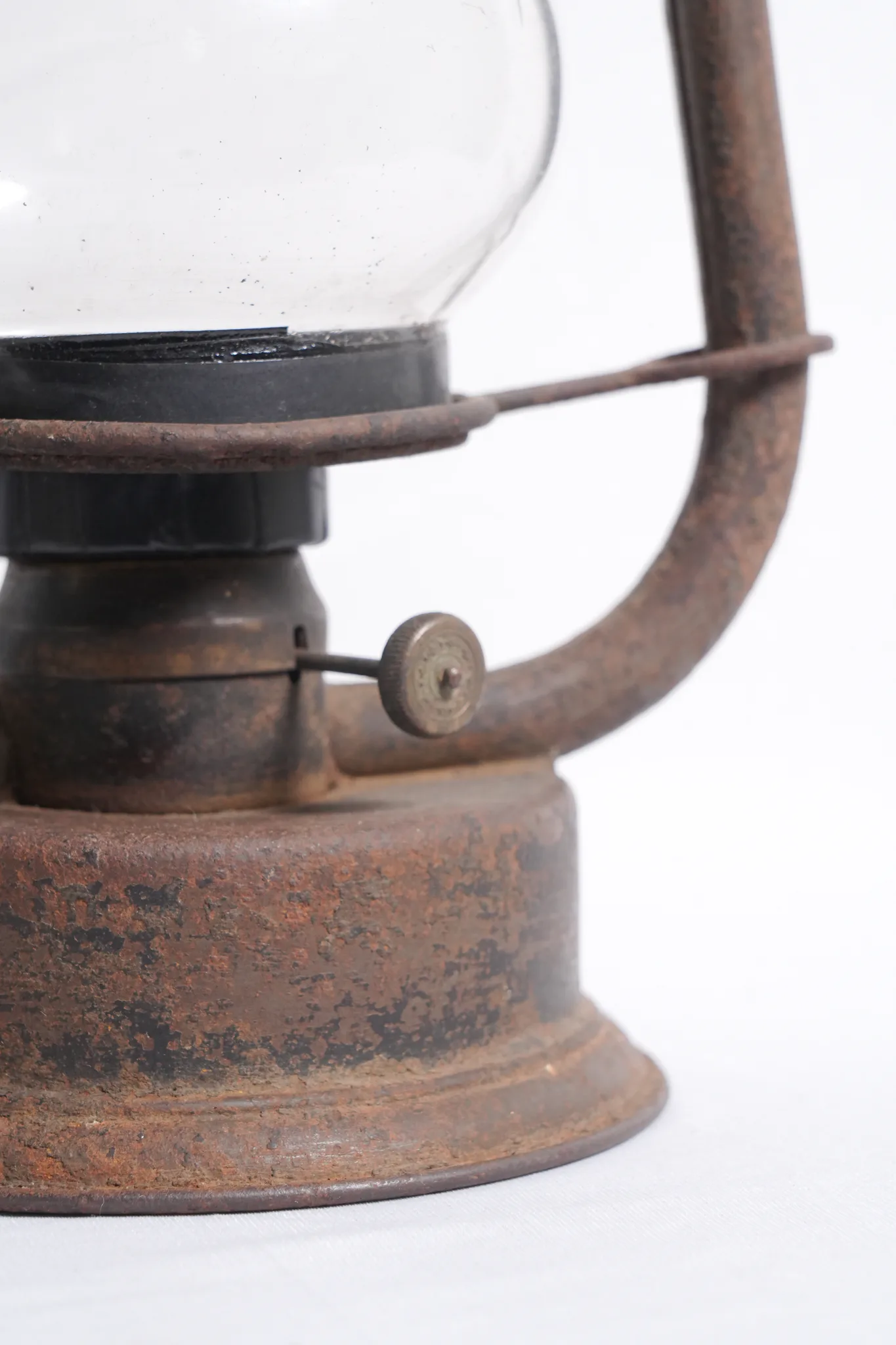 Vintage German Kerosene Lantern Imported to Bombay — photograph