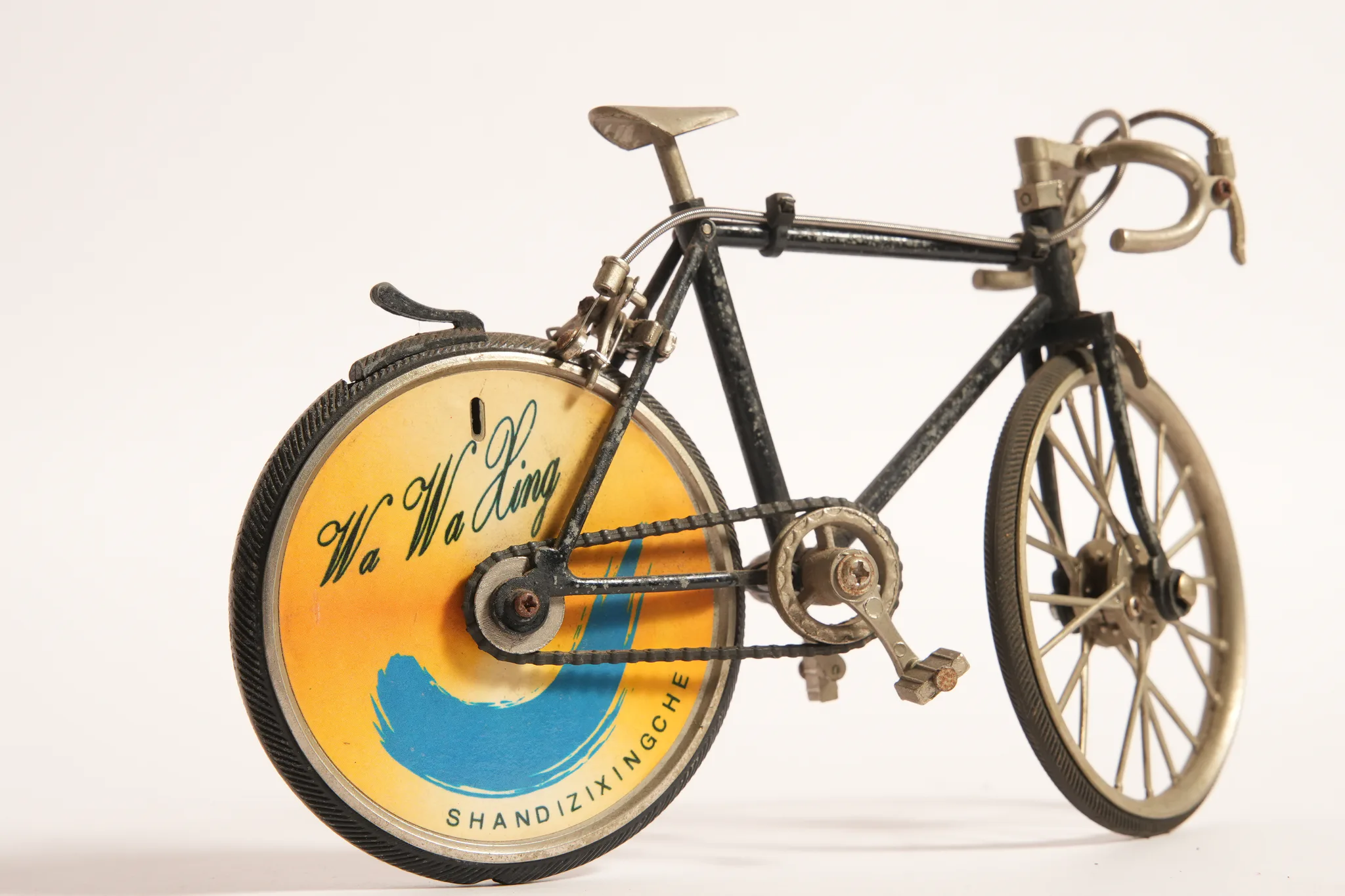 Vintage Precision Die-Cast Racing Bicycle Model