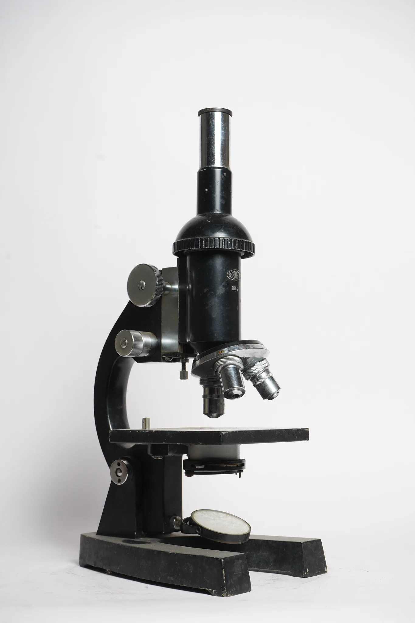 Vintage Precision Monocular Compound Microscope
