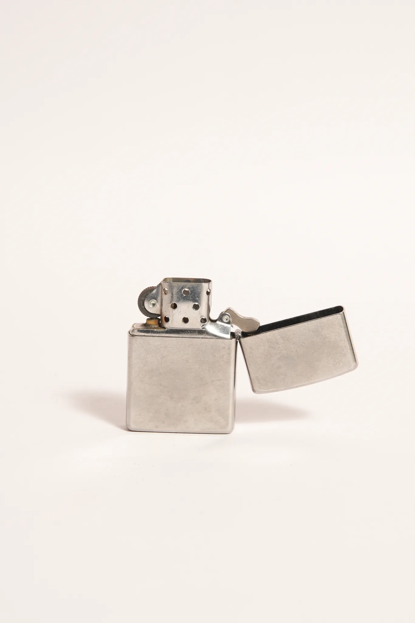 Vintage Zippo Distressed Stars & Stripes Lighter — photograph