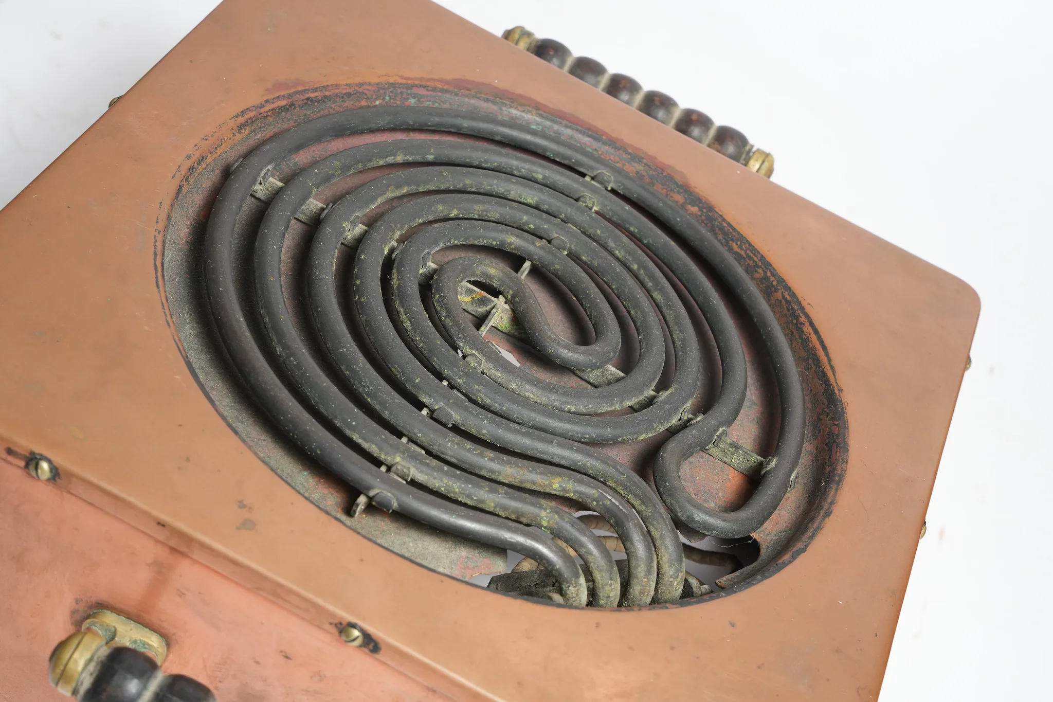 Watcha's Radio-Gram Stores Copper Electric Warmer — photograph 3
