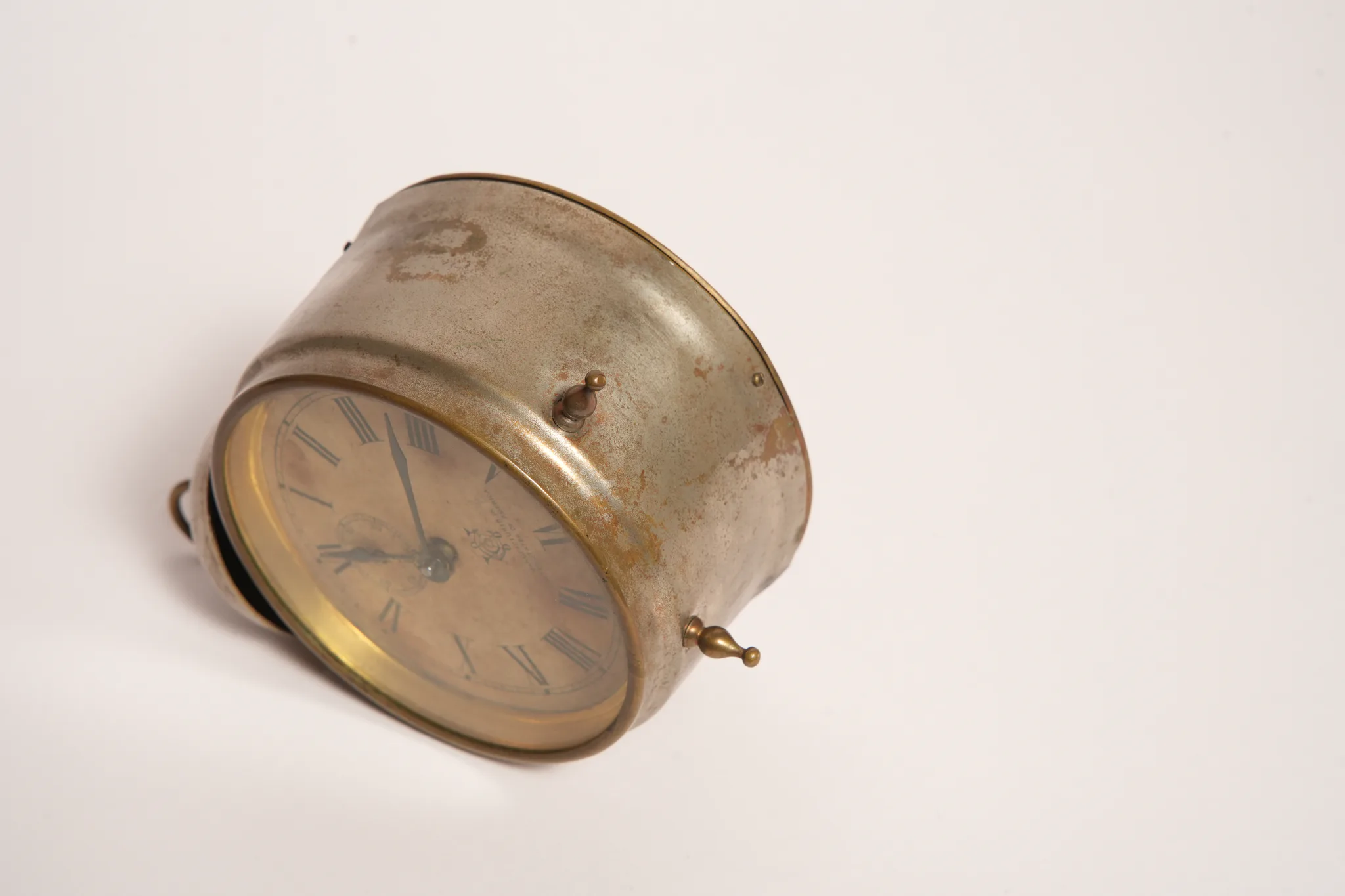 Waterbury Clock Co. Vintage Mechanical Alarm Clock — photograph