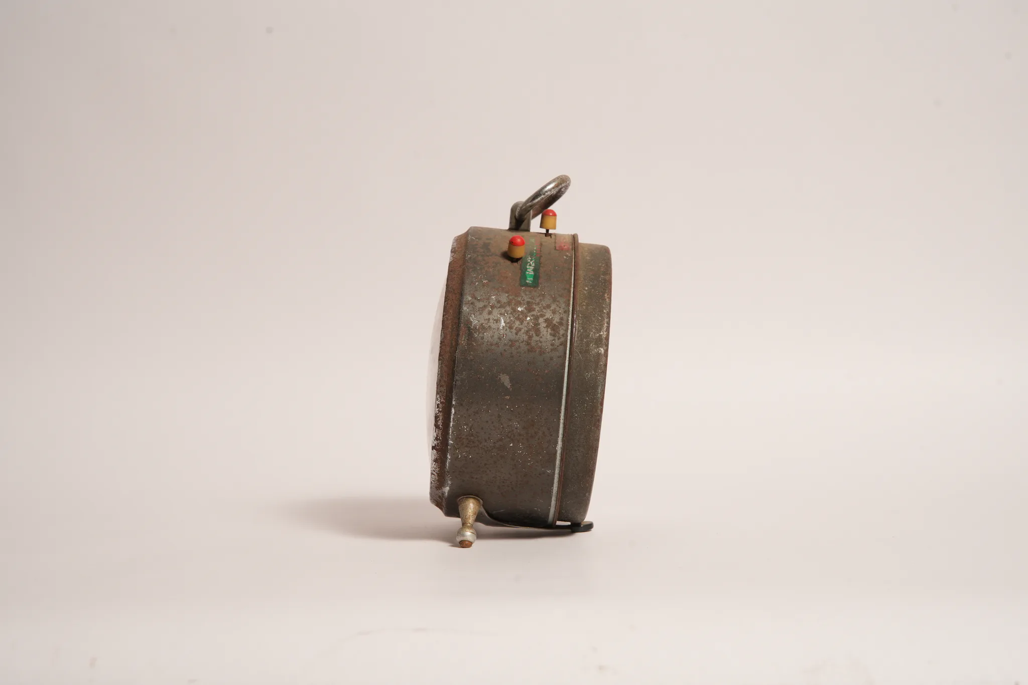 Wehrle Three-In-One Jewelled Alarm Clock — photograph