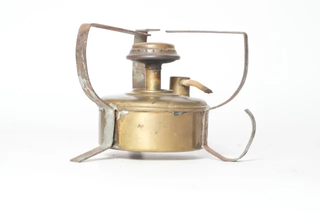 Vintage Brass Spirit Stove with Trivet Legs