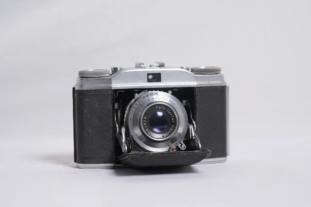 Agfa Solinette Folding Camera with Leather Case