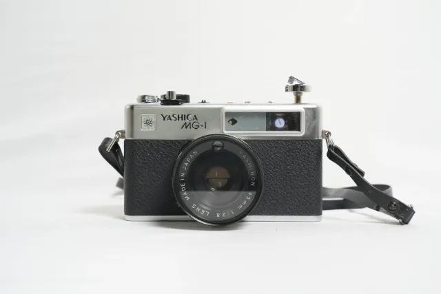 Yashica MG-1 35mm Rangefinder Camera with Fitted Case